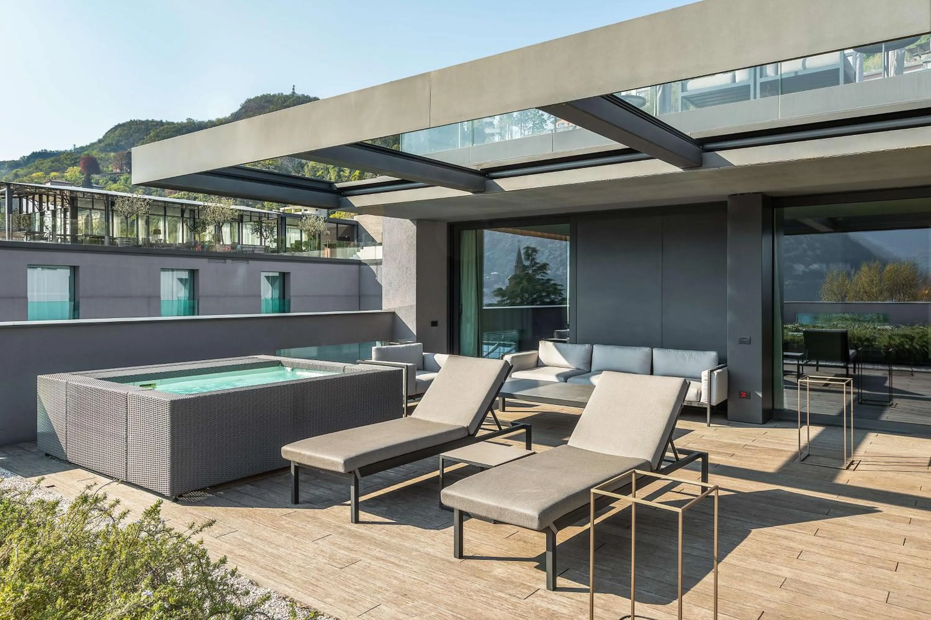 Superior Rooftop Suite in Hilton Lake Como