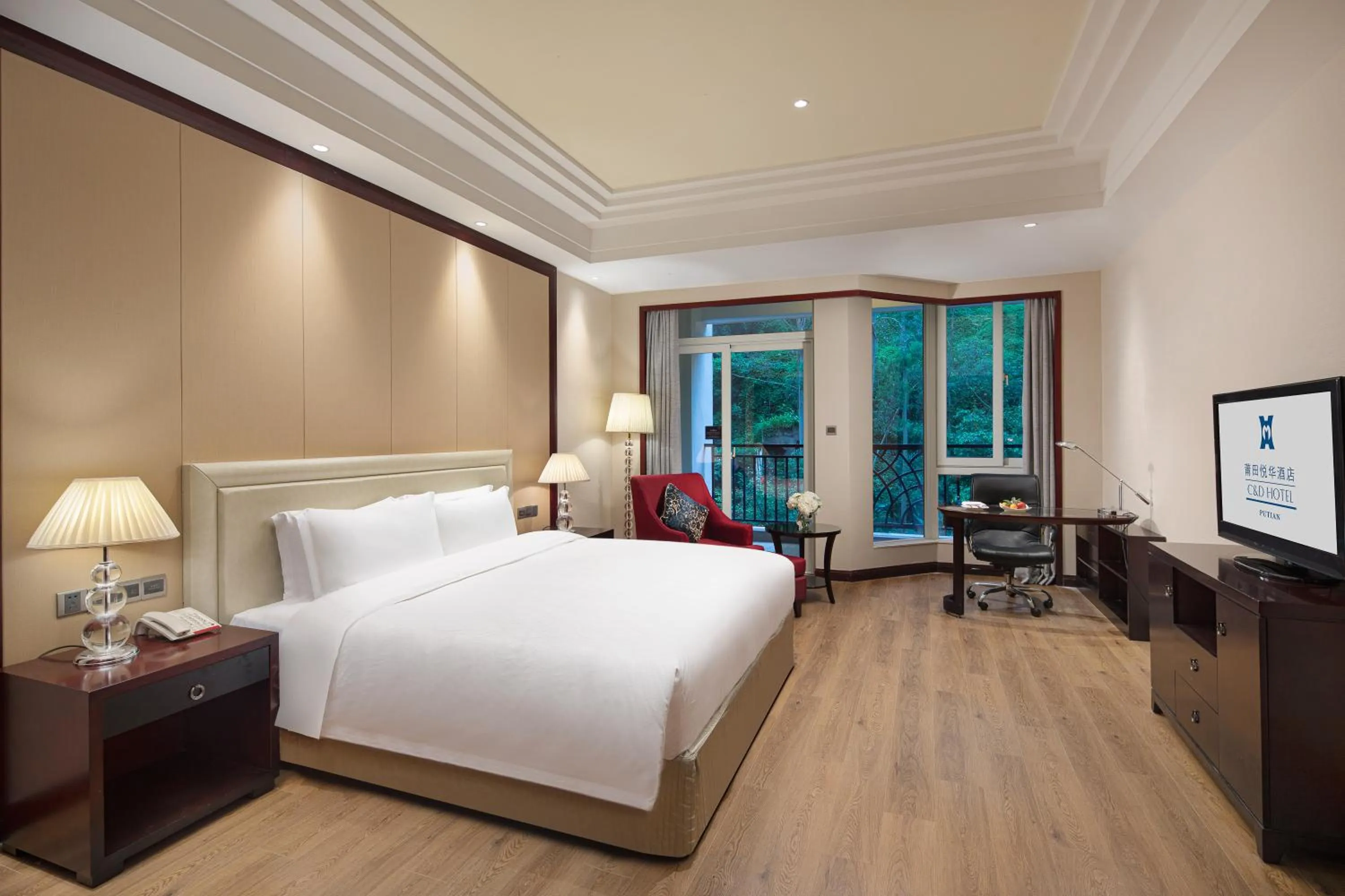 Deluxe Suite with Garden View in C&D Hotel,Putian