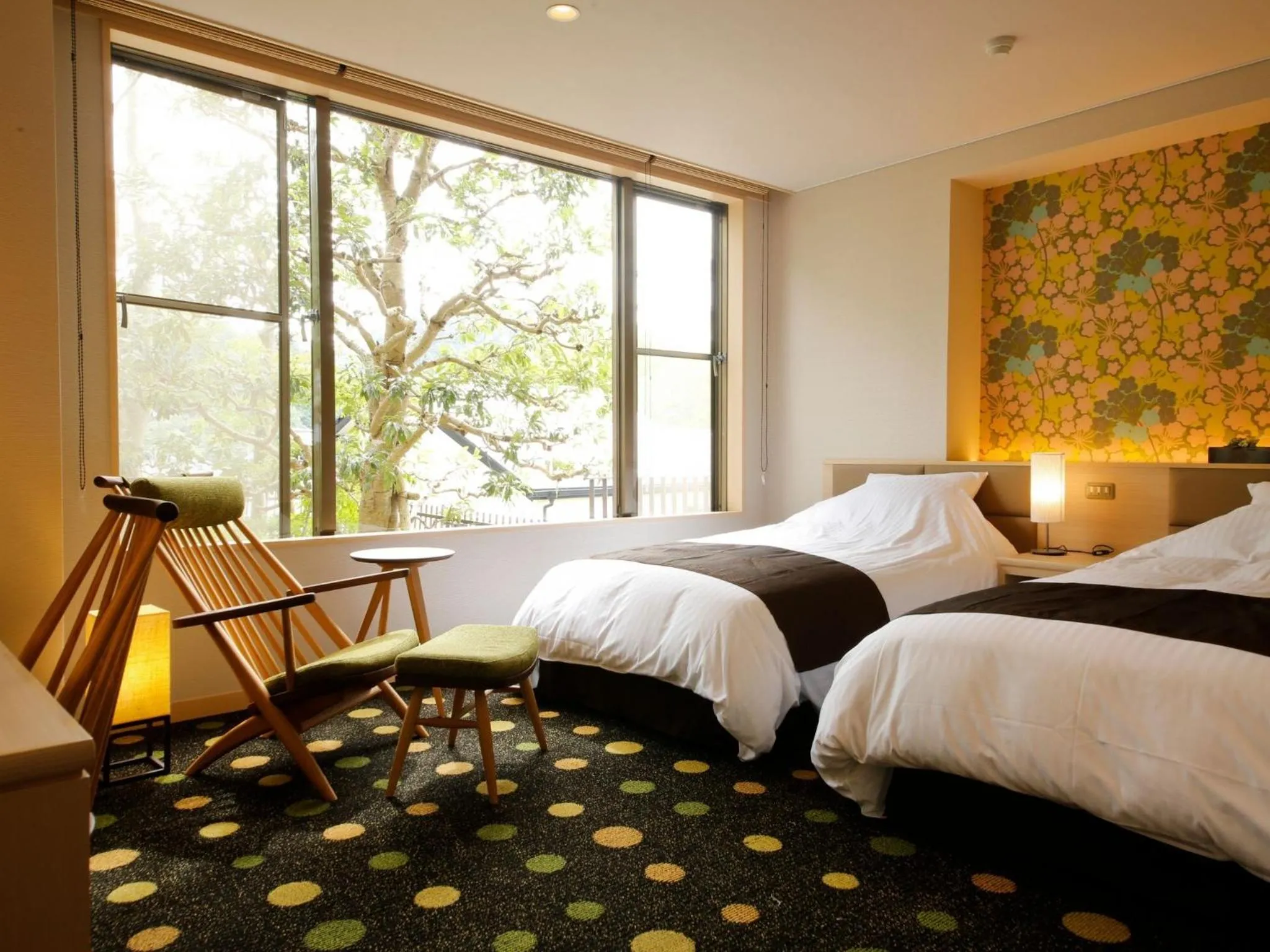 Twin Room with Shared Bathroom in Arima Hot Spring Ryokan Kotori