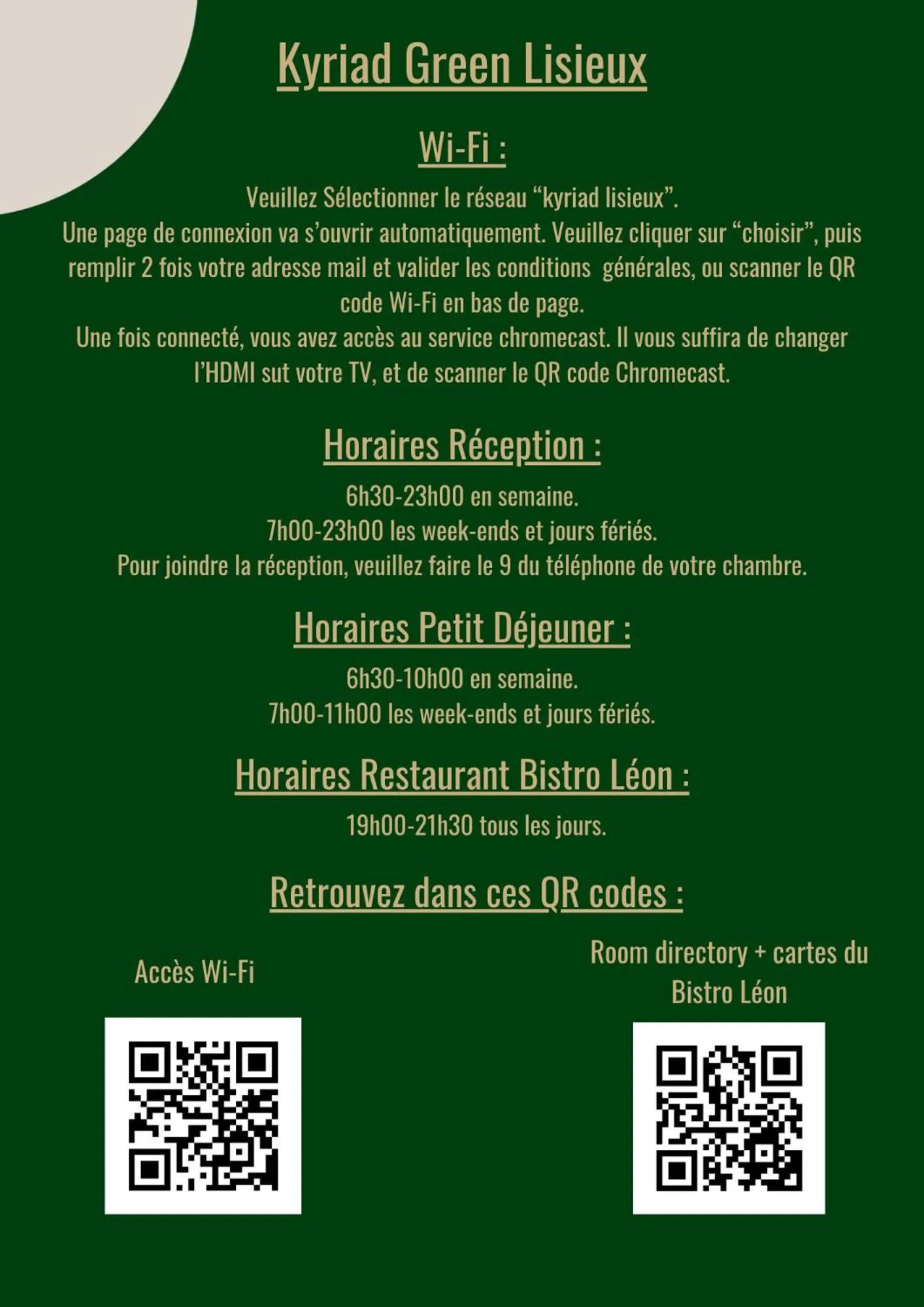 Superior Twin Room in Kyriad Lisieux