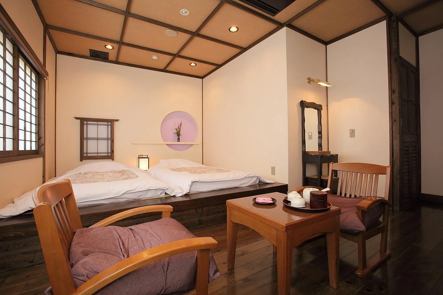 Twin Room with Shared Bathroom Room Number 310 in Ryokan Yamanoyu