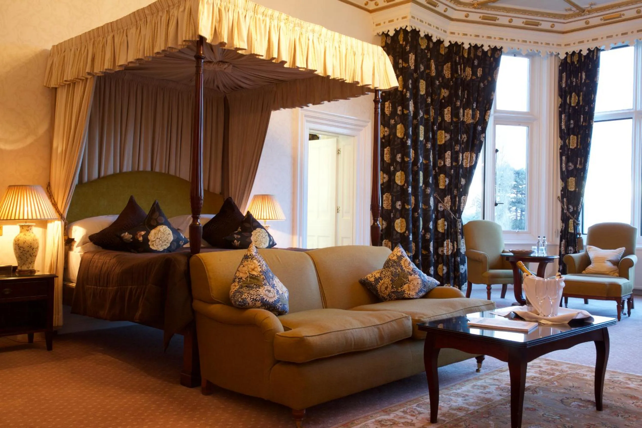 Superior King Suite with Four Poster Bed in The Welcombe Golf & Spa Hotel