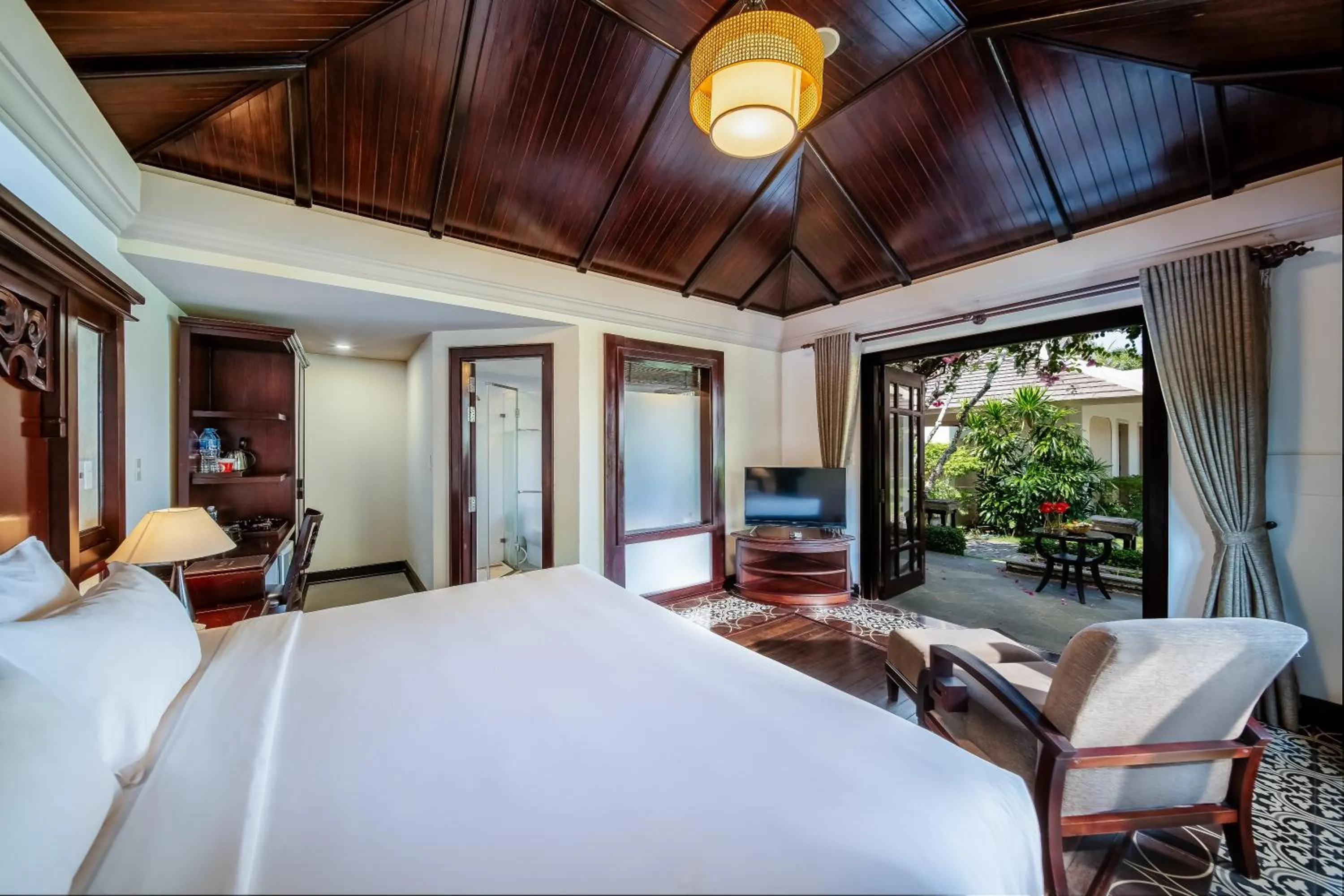 Executive Bungalow Garden View in Anja Beach Resort & Spa