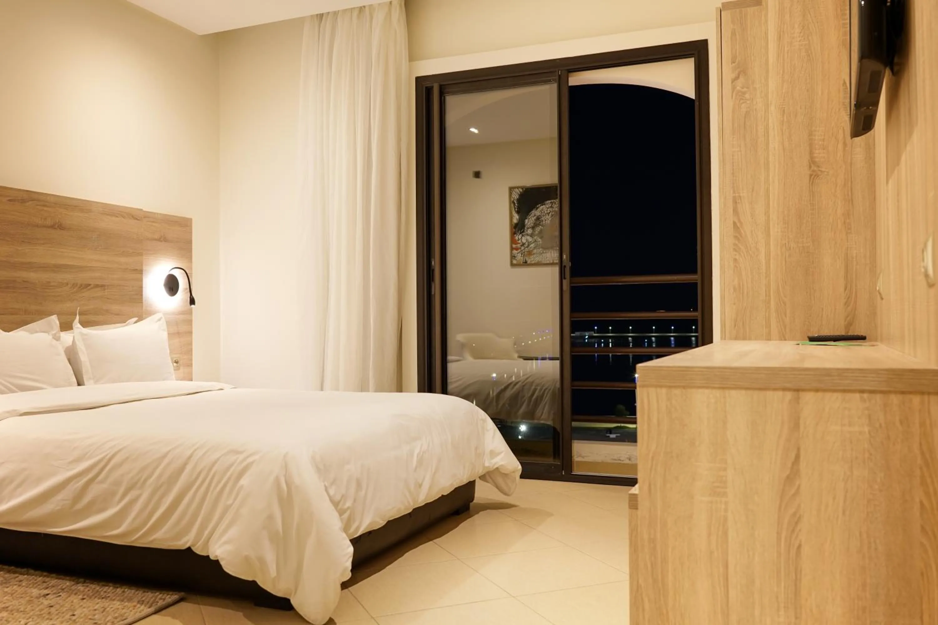 Double Room with Sea View in Hotel El Djenina