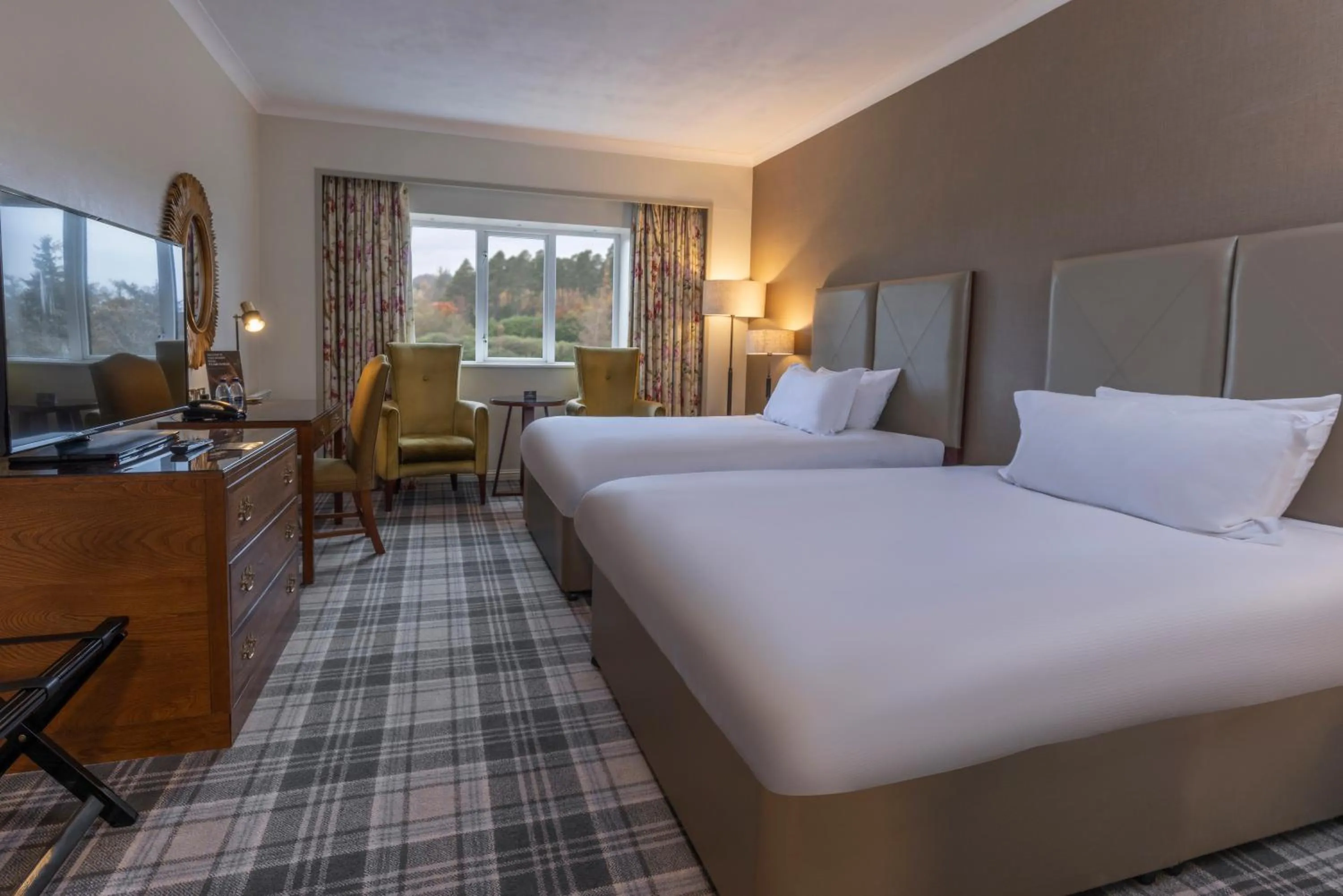 Feature Twin Room in Slaley Hall Hotel, Spa & Golf Resort