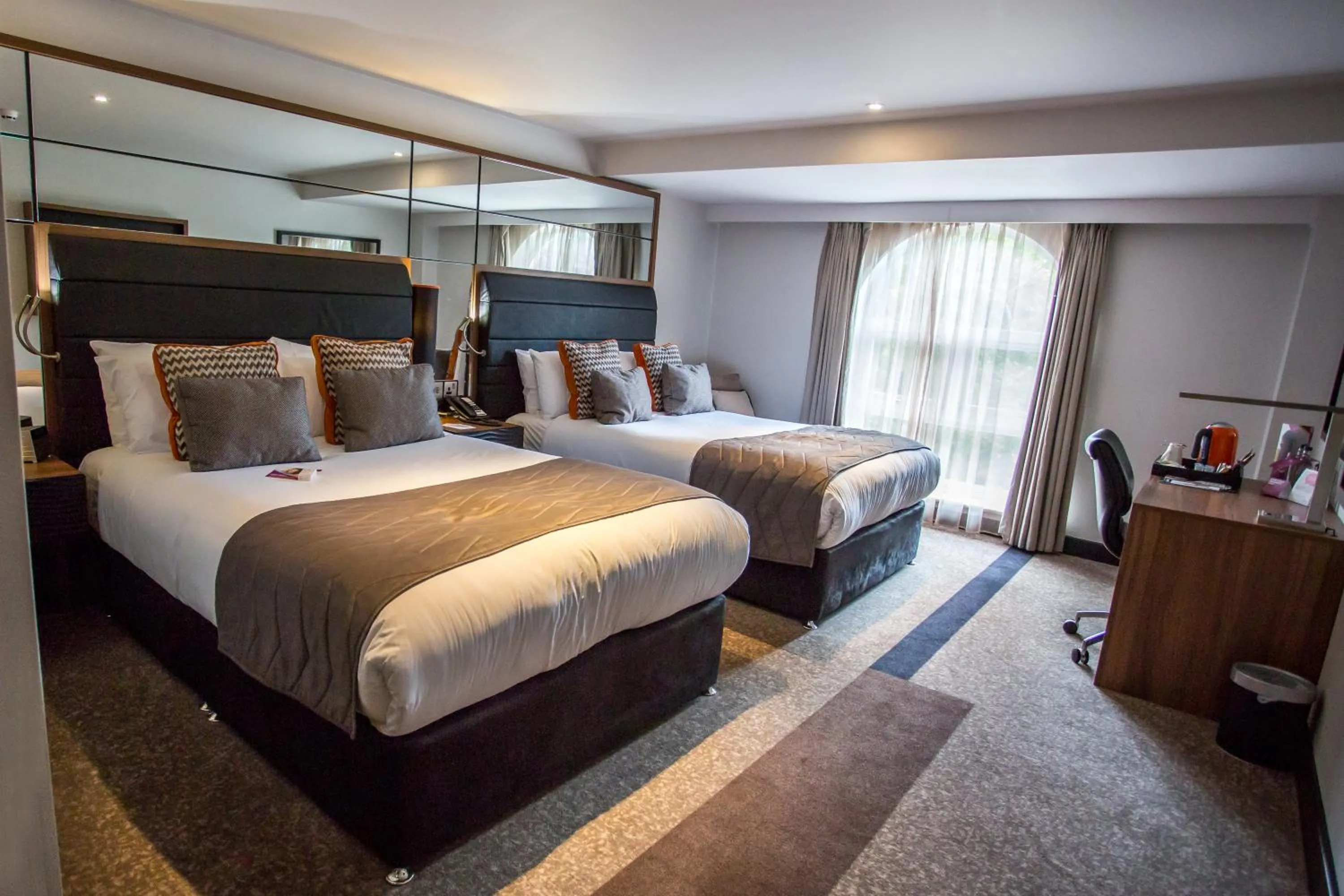 Standard Double Room with Two Double Beds in Crowne Plaza Gerrards Cross by IHG