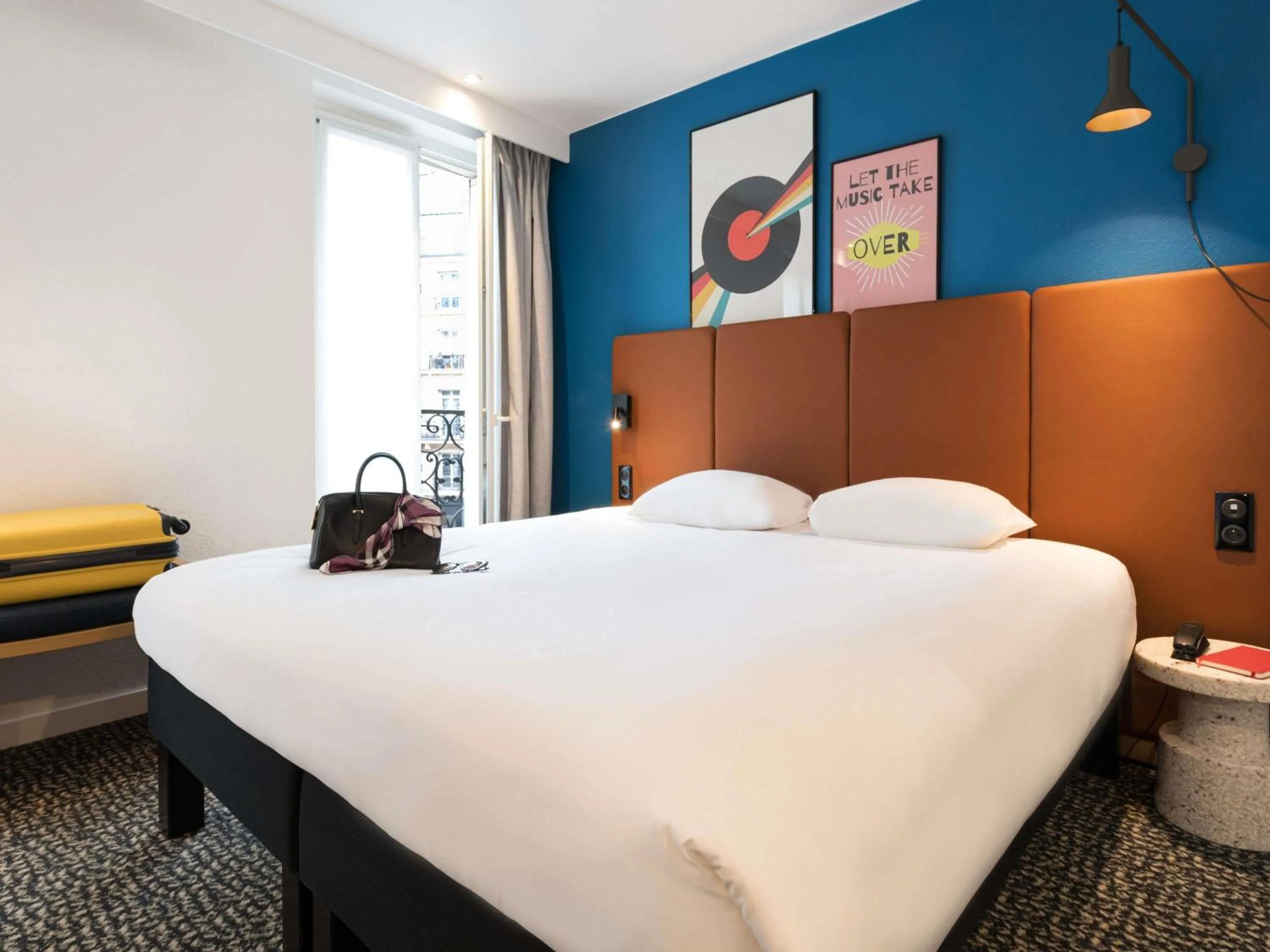 Standard Room with 1 double bed and 1 single bed in ibis Paris Gare du Nord TGV