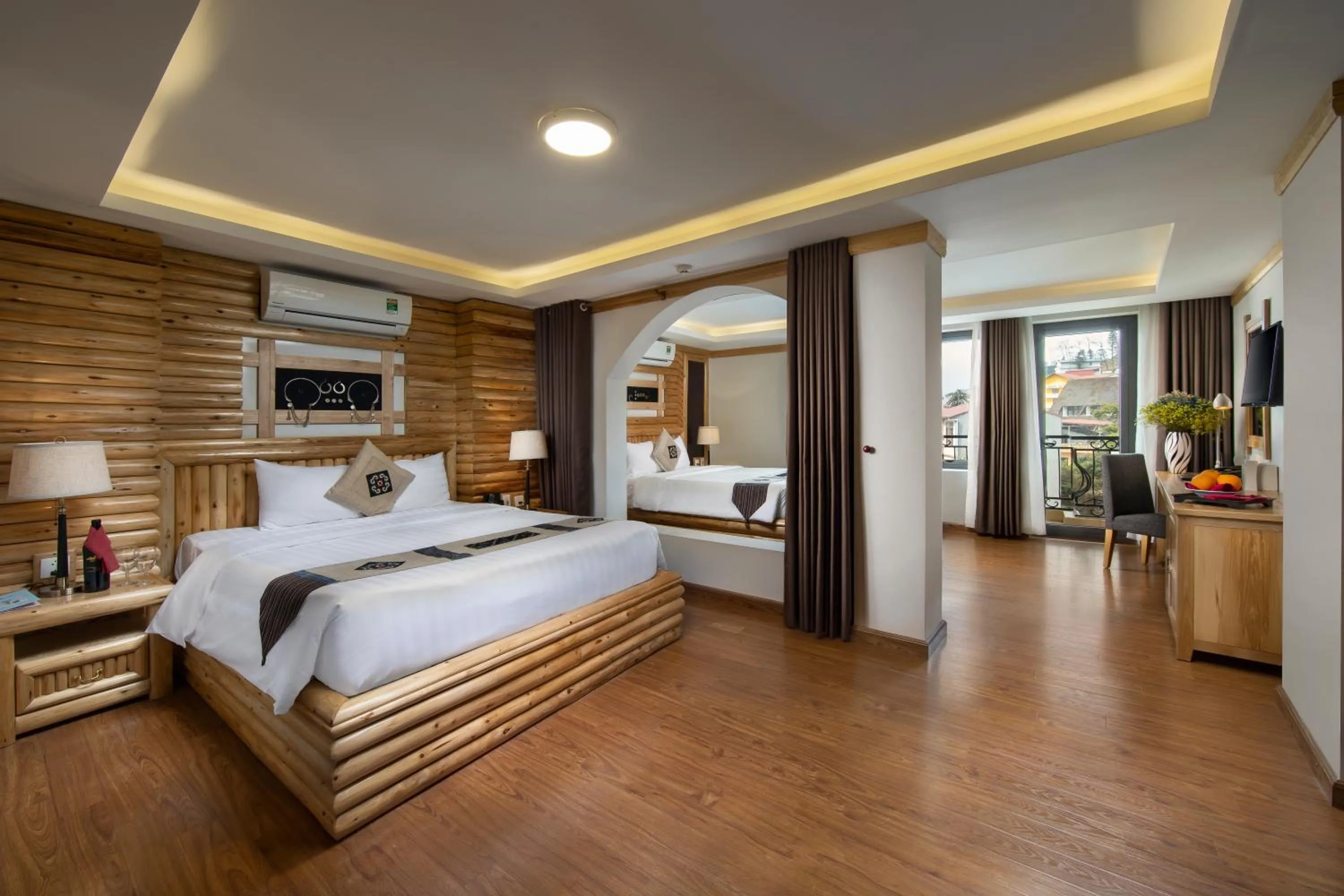 Deluxe Family Room (2 Double  Beds) in Sapa Highland Resort & Spa