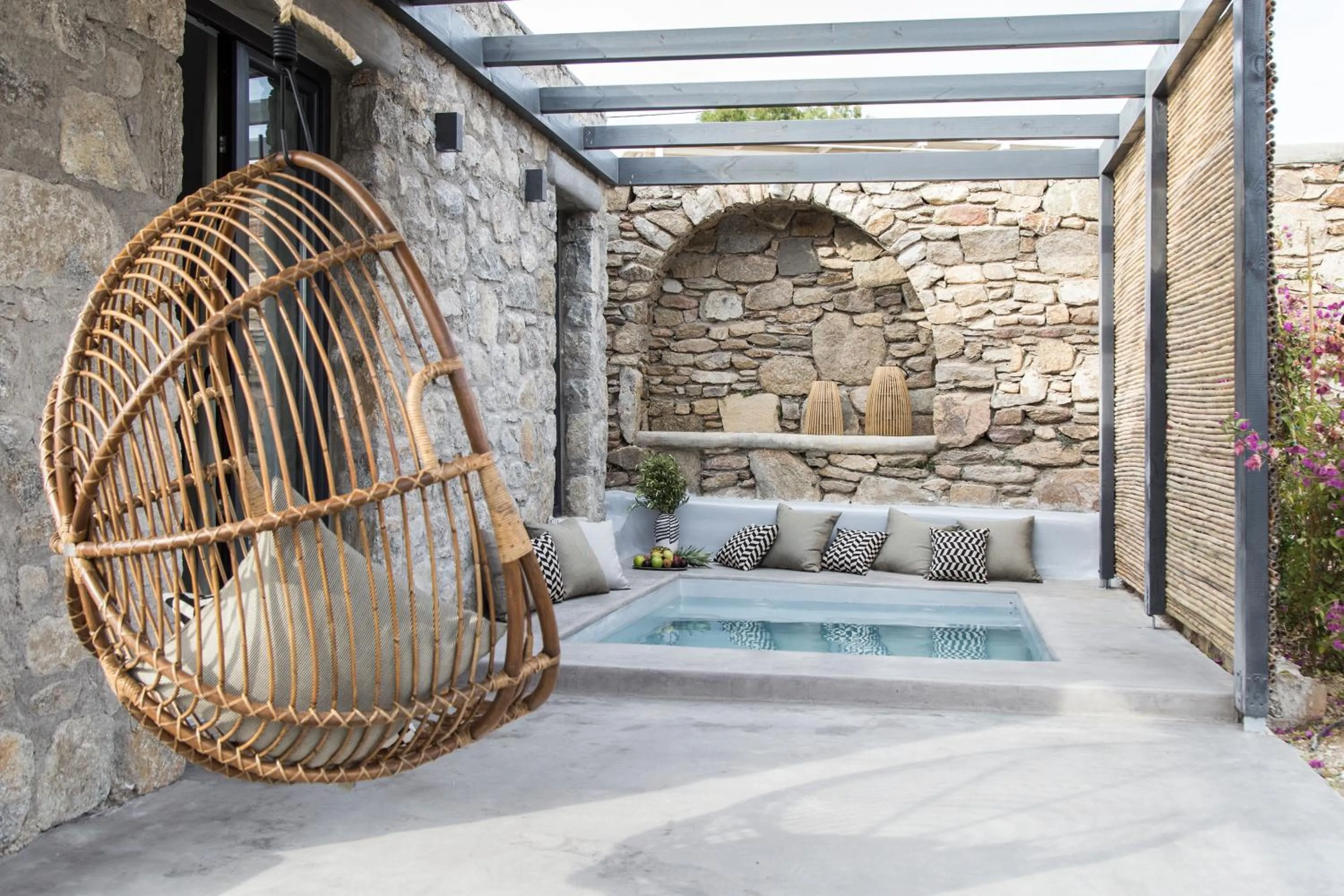 One-Bedroom Suite with Private plunge Pool in My Mykonos Hotel