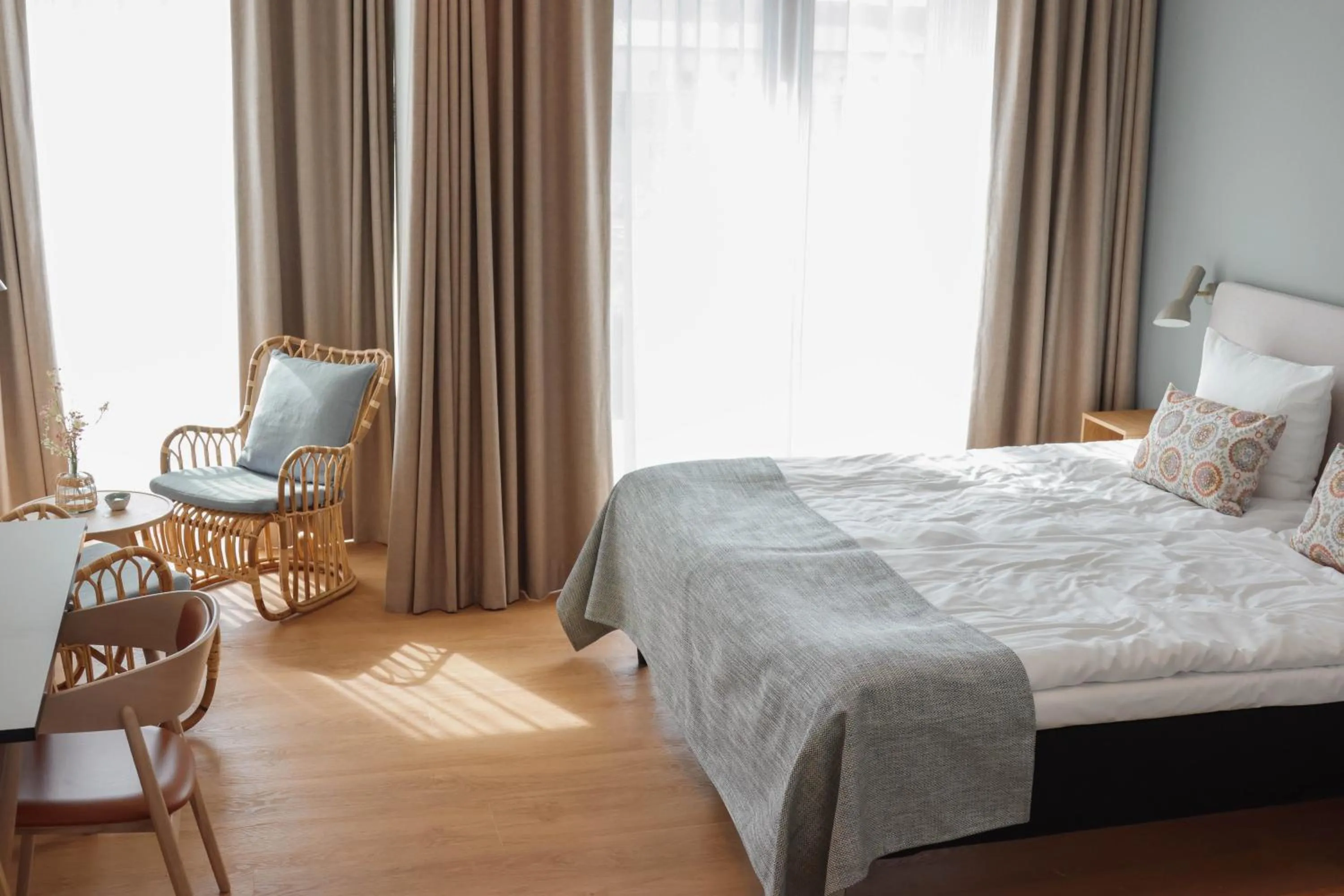 Deluxe Double or Twin Room with Balcony in Color Hotel Skagen