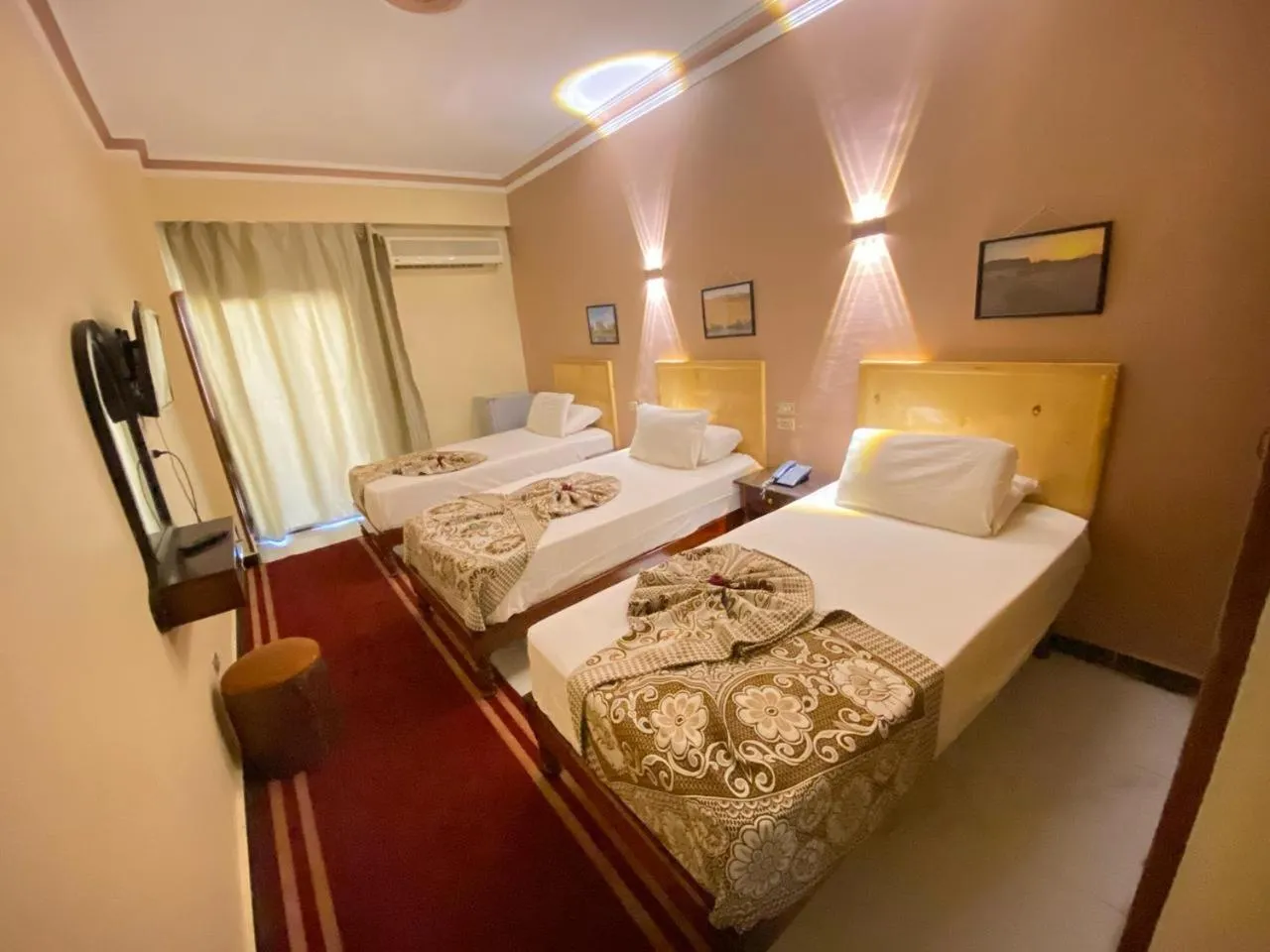 Basic Triple Room in Shady Hotel Luxor