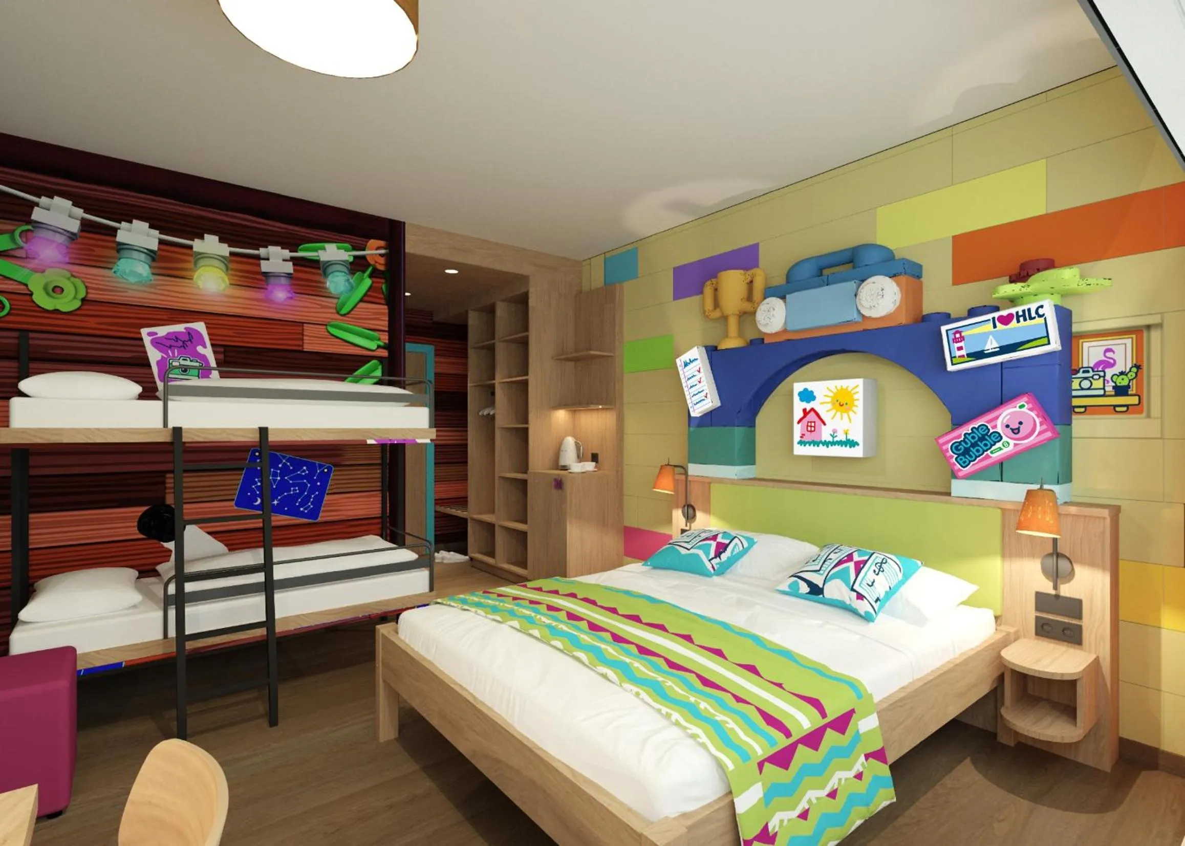 LEGO Friends Room in Hotel Legoland
