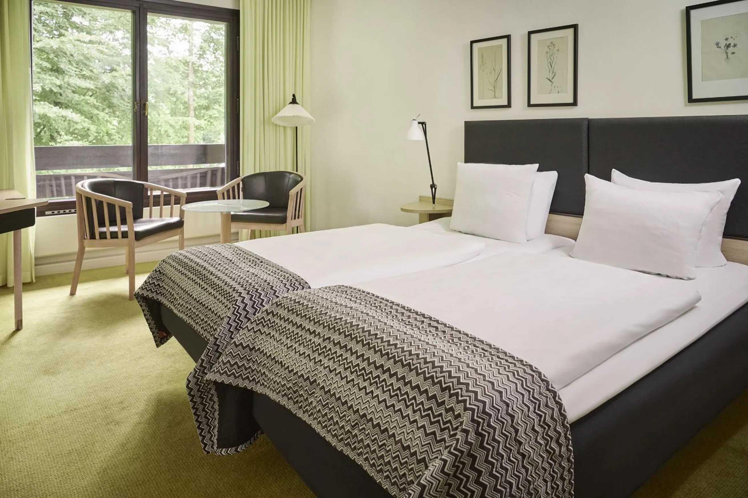 Single Room with partial Fjord View in Munkebjerg Hotel