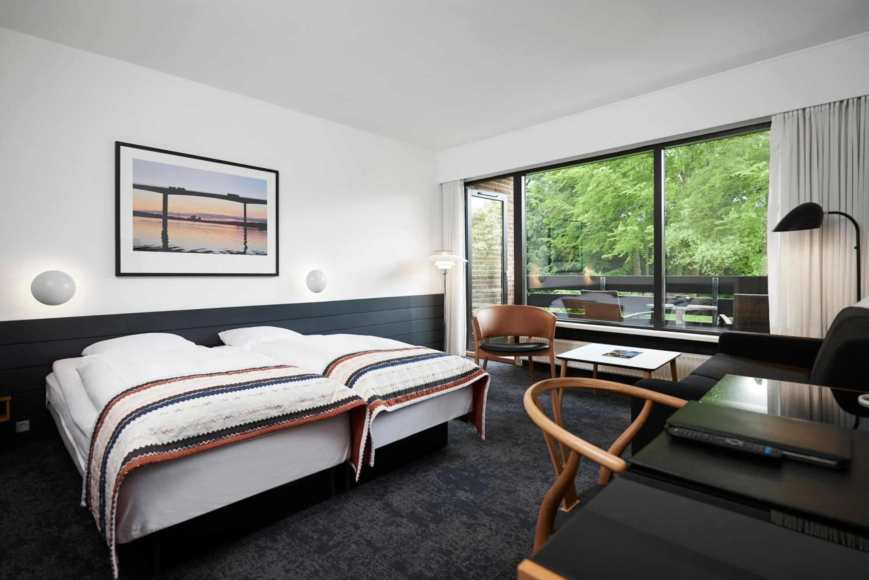 Single Room with Balcony in Munkebjerg Hotel