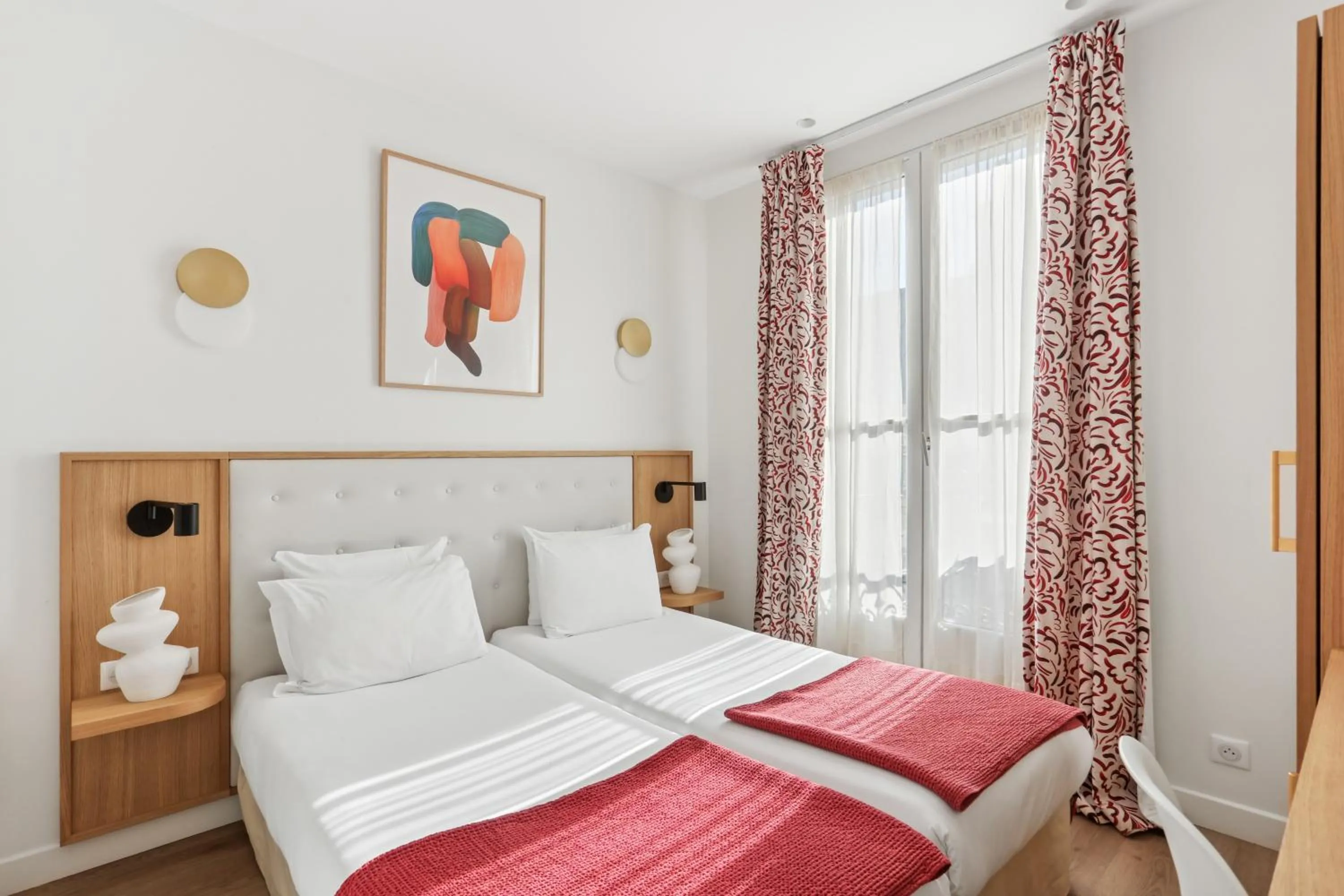 Twin Room in Hôtel Alexandrine Opera