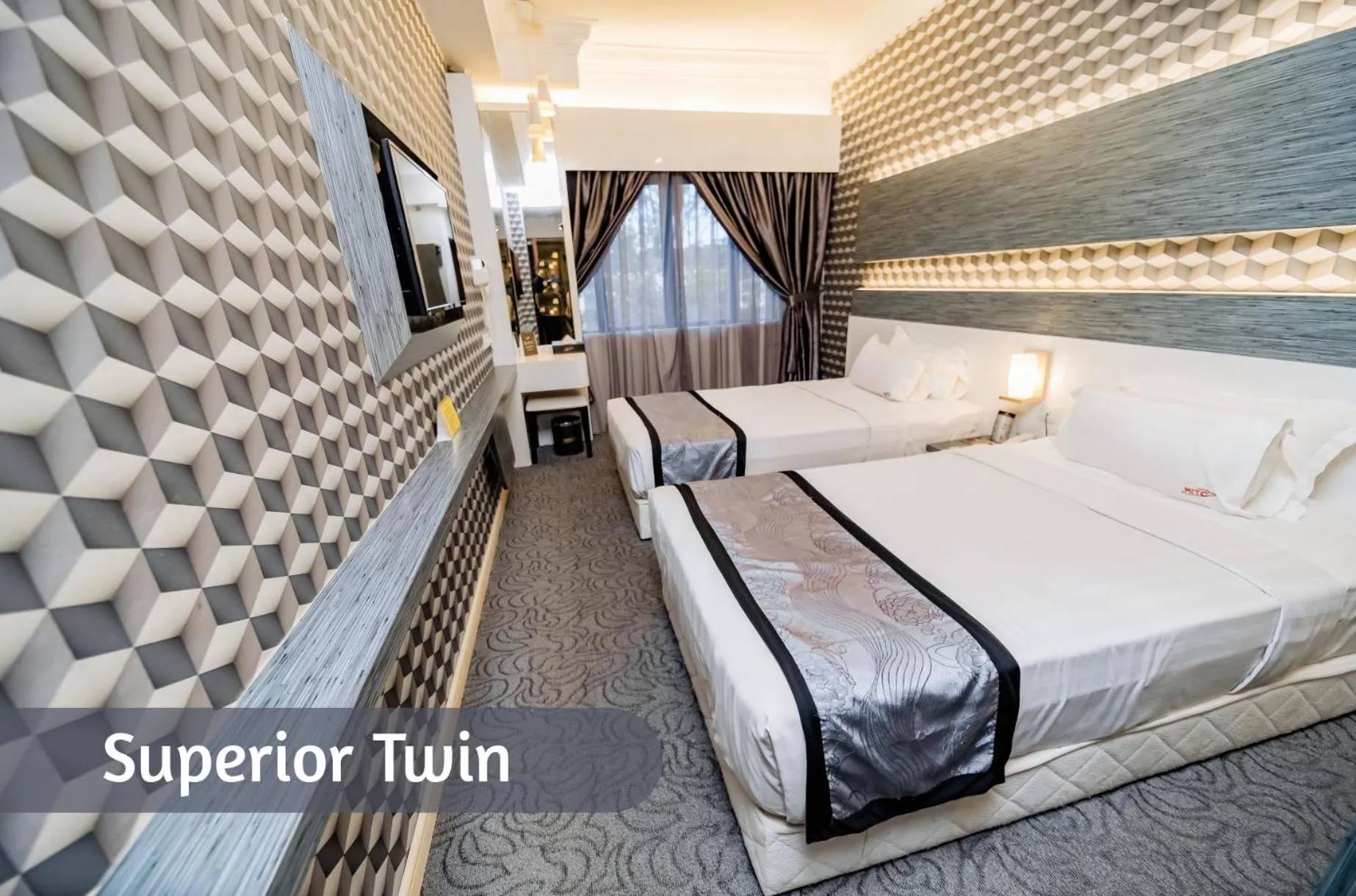 Superior Twin Room in MITC Hotel