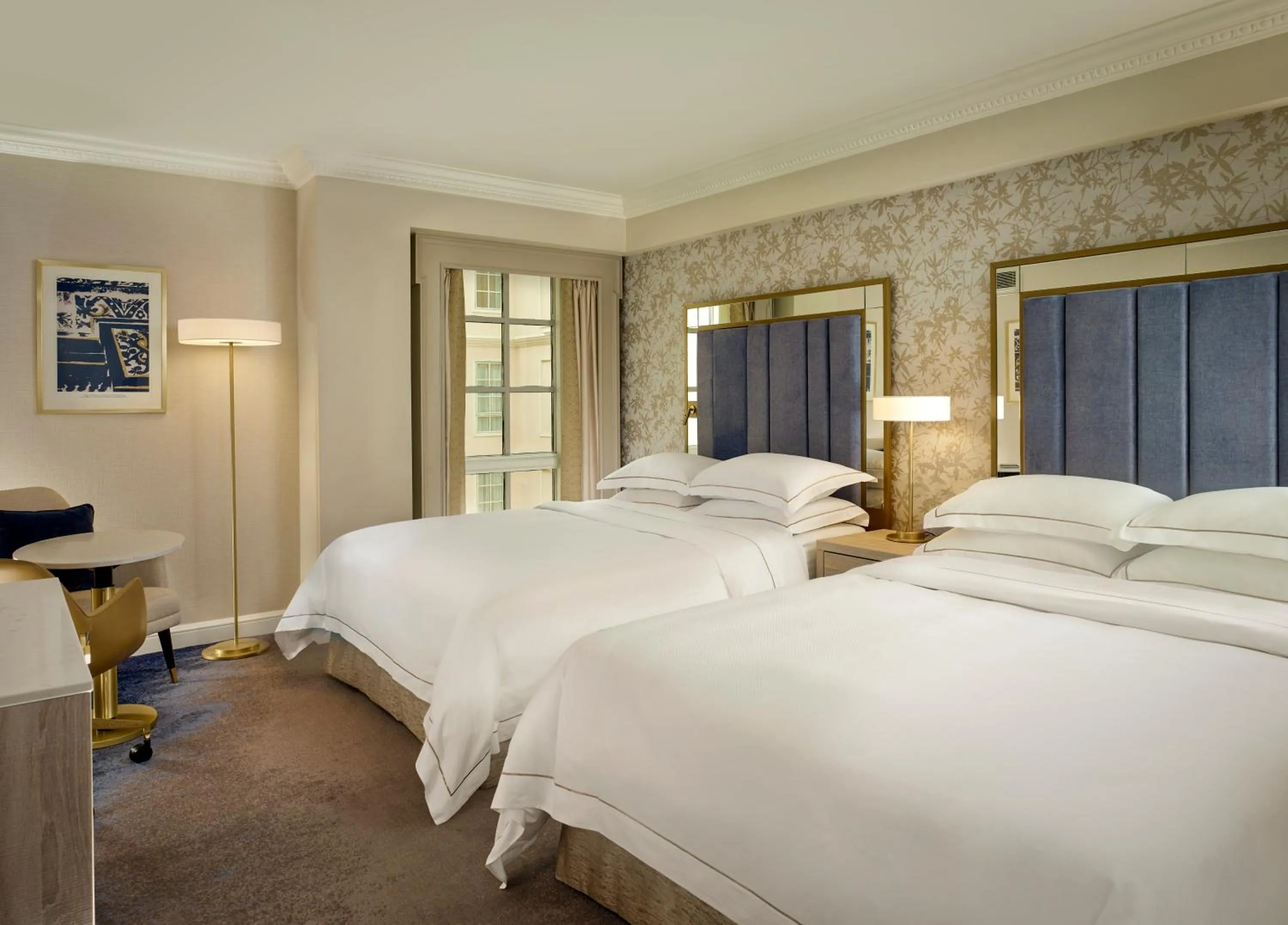 Deluxe Double Room with Two Double Beds and Atrium View in The College Green Dublin Hotel, Autograph Collection