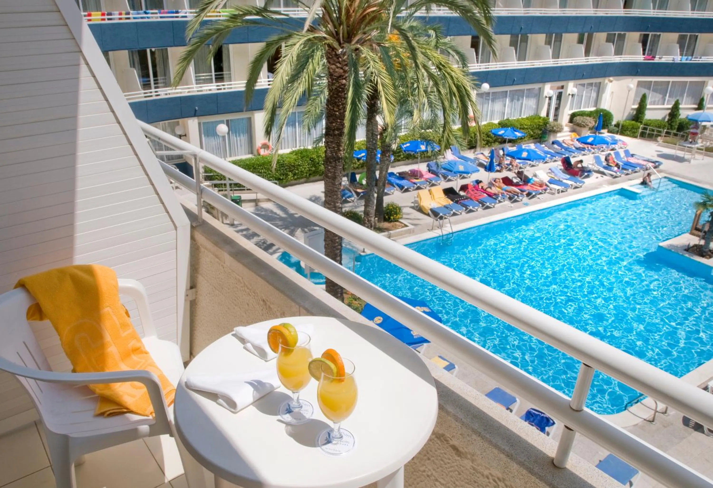 Double or Twin Room with Pool View (2 Adults + 1 Child) in GHT Aquarium & Spa