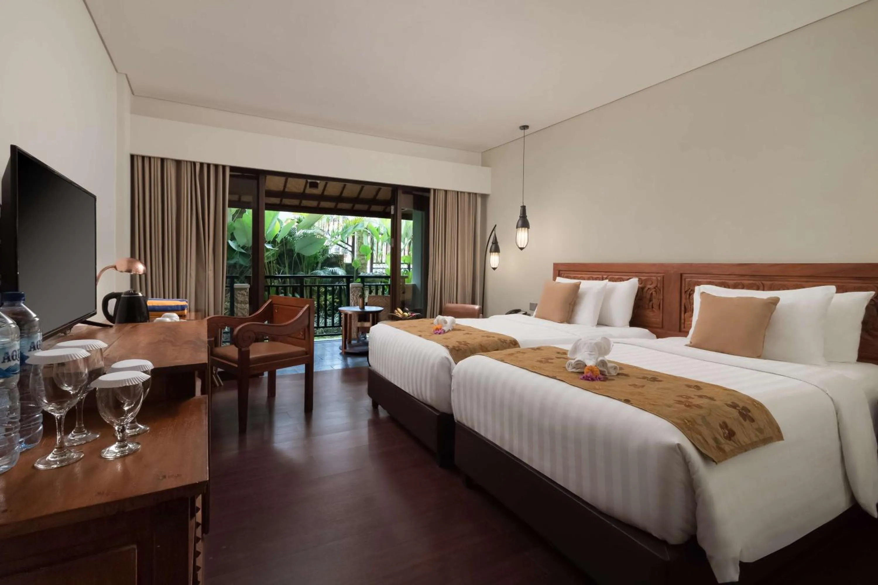 Deluxe Twin Room with Pool View - Non-Smoking in Best Western Premier Agung Resort Ubud