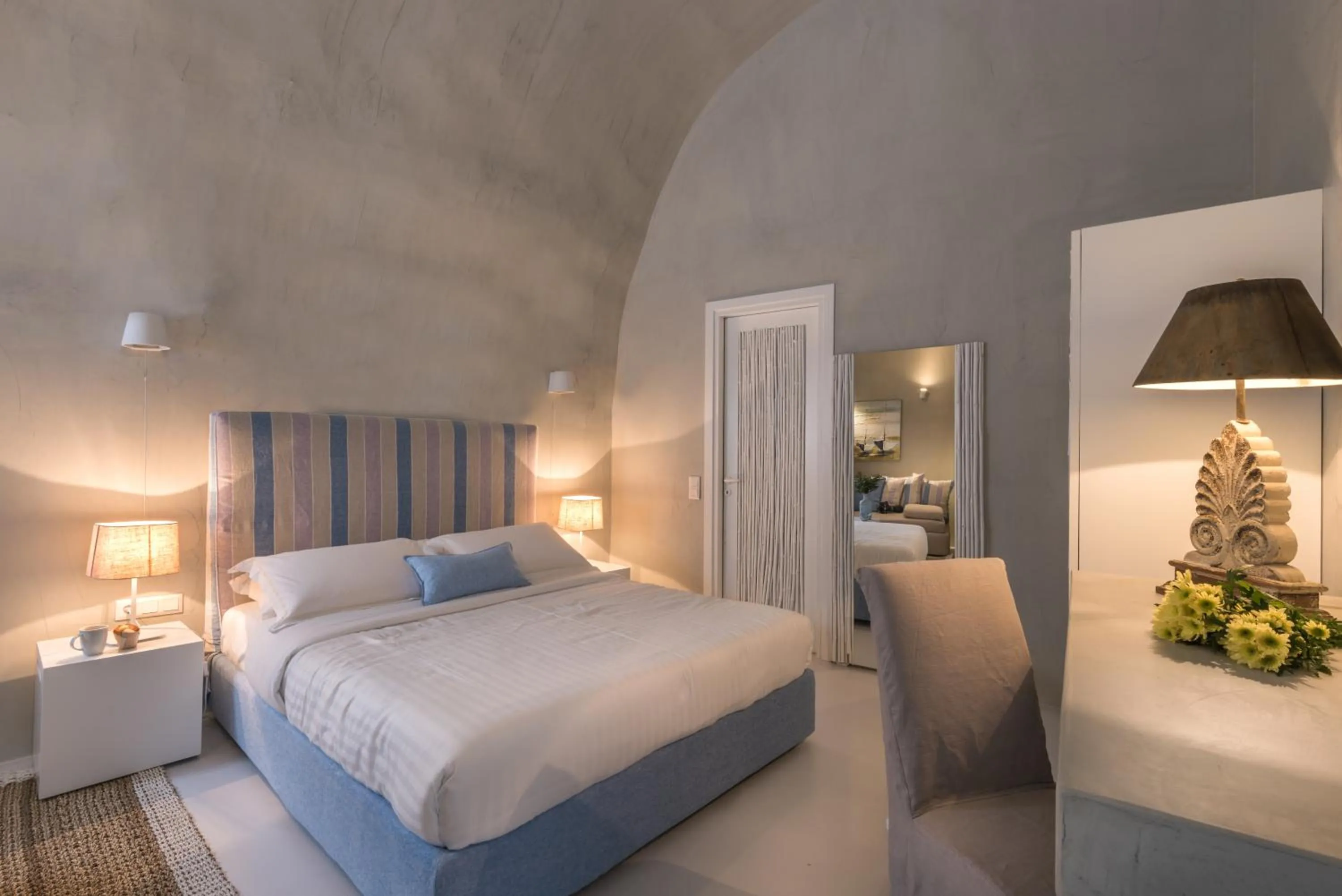 Junior Suite with Outdoor Heated Hot Tub in Mythical Blue Luxury Suites