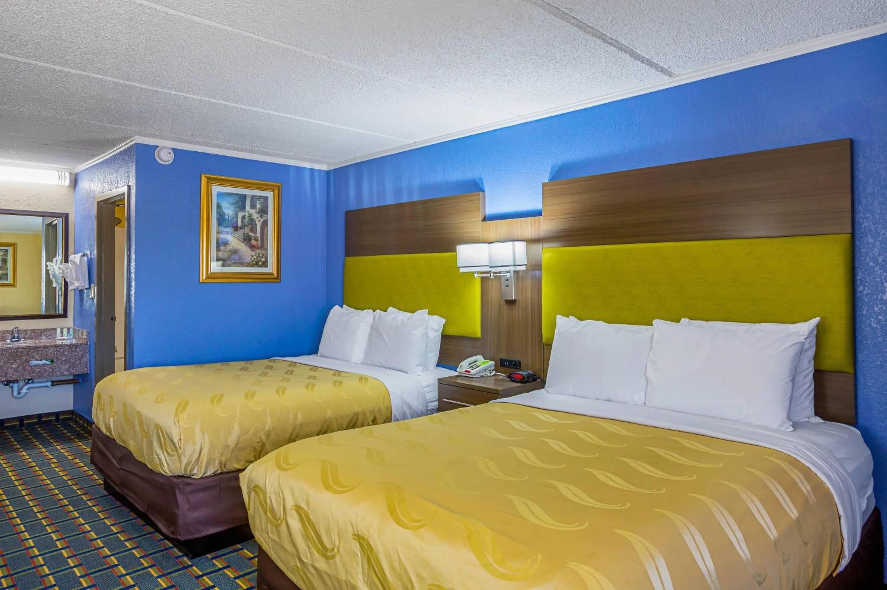 Queen Room with Two Queen Beds - Non-Smoking in Quality Inn & Suites near Six Flags East