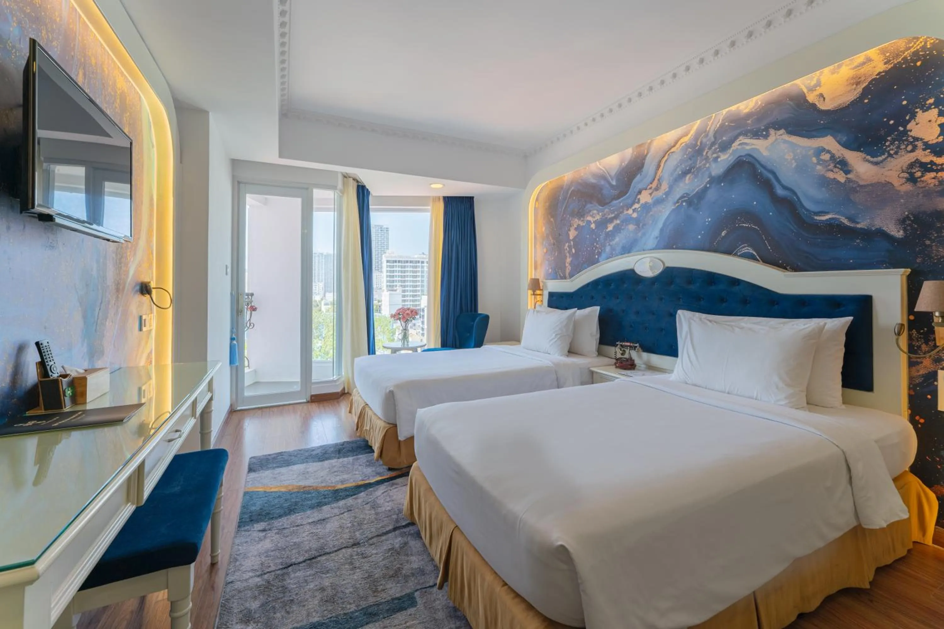 Twin Room with Balcony in Nha Trang Prince Hotel