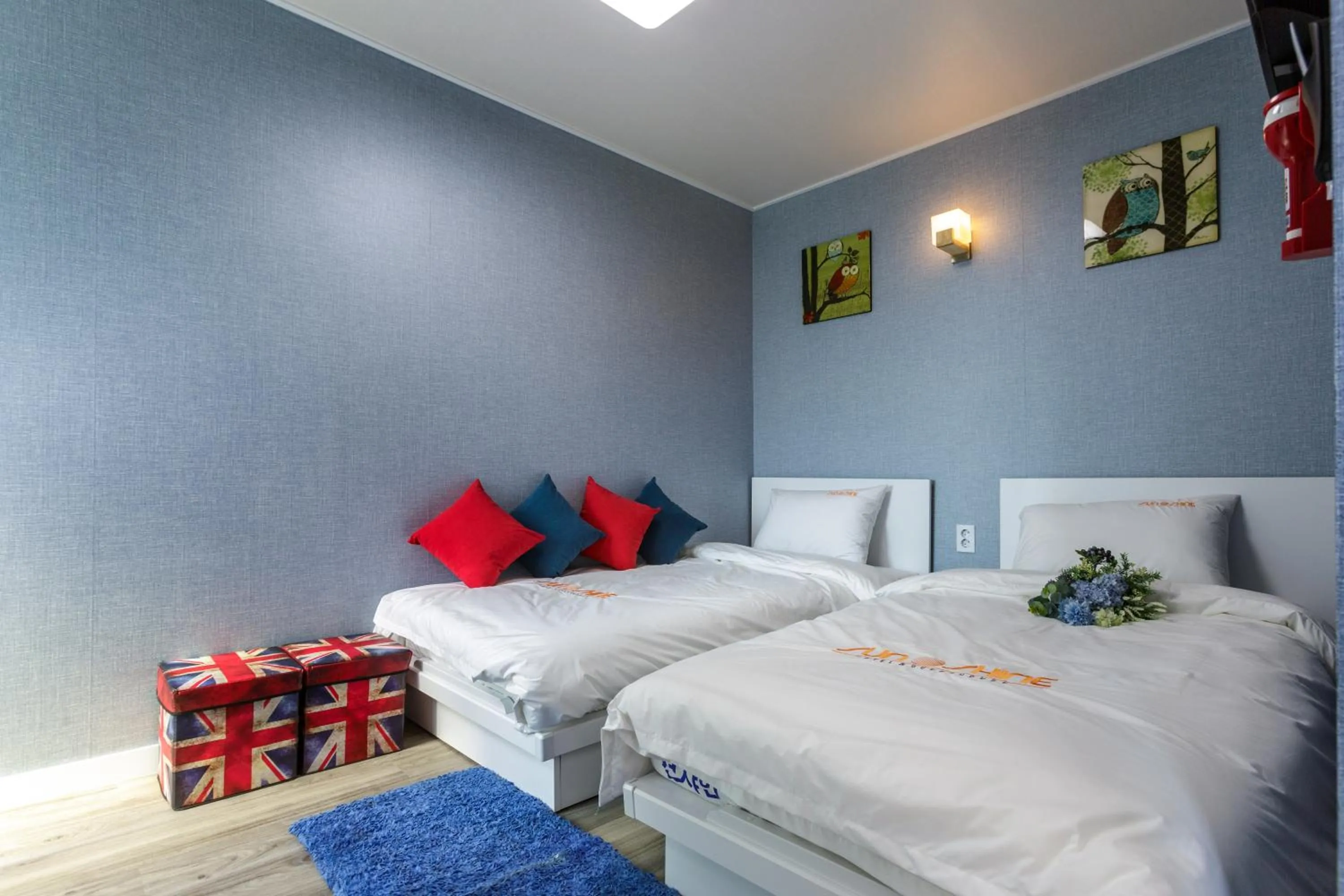 Twin Room with Private Bathroom - single occupancy in Myeongdong Sunshine Guesthouse