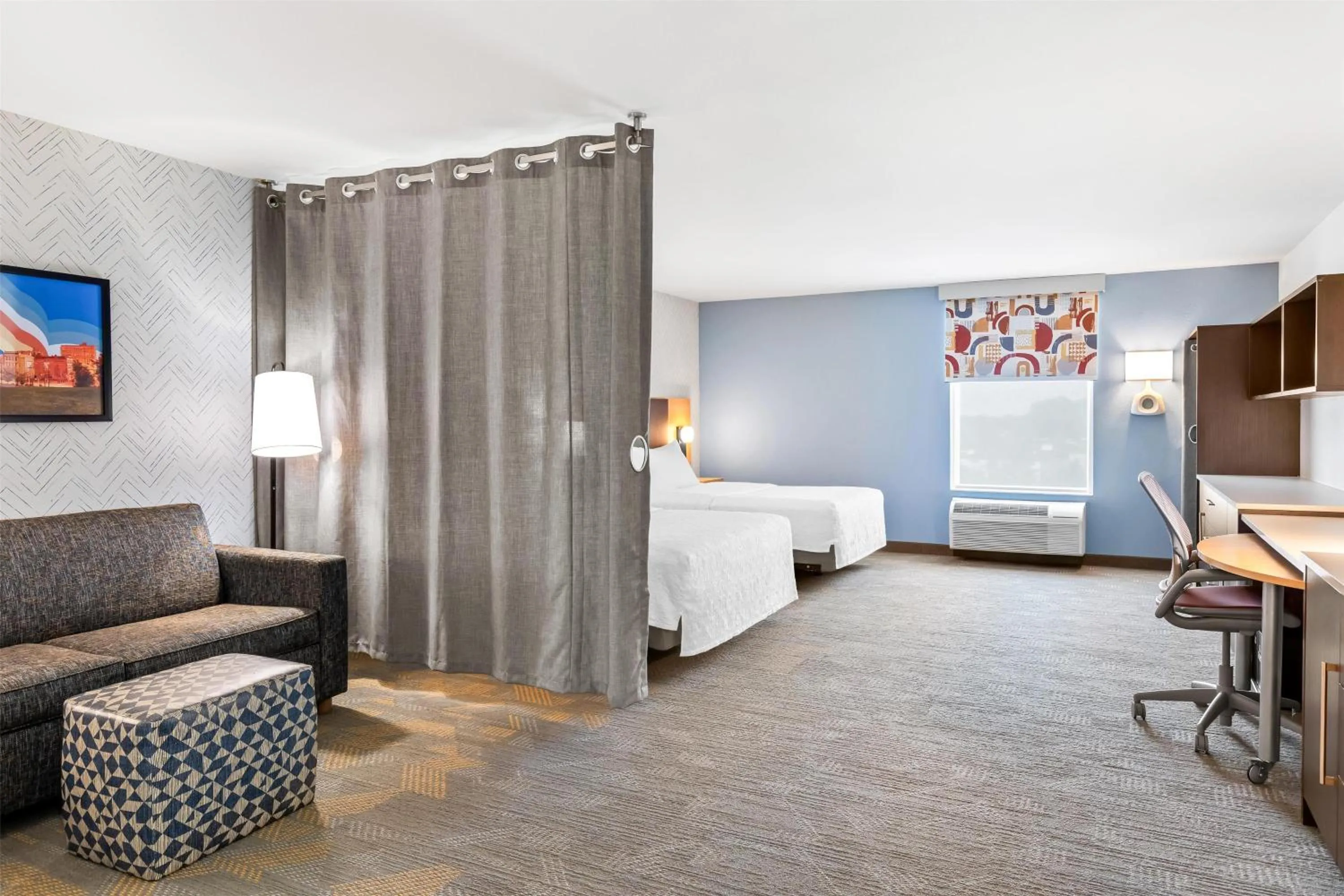 Queen Studio with Two Queen Beds - Mobility and Hearing Access/Non-Smoking in Home2 Suites By Hilton Youngstown