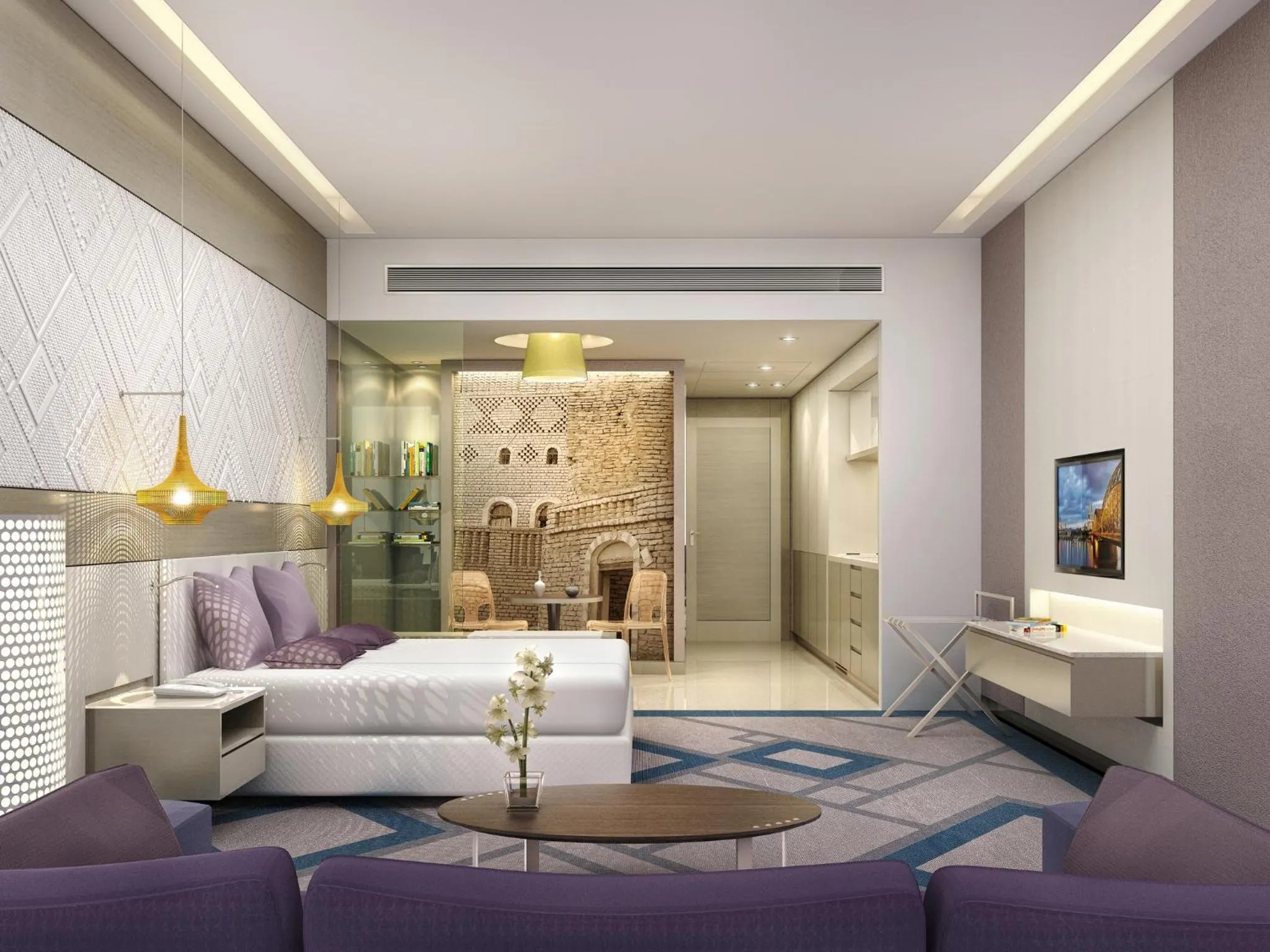 Studio - King bed in Erbil Arjaan by Rotana