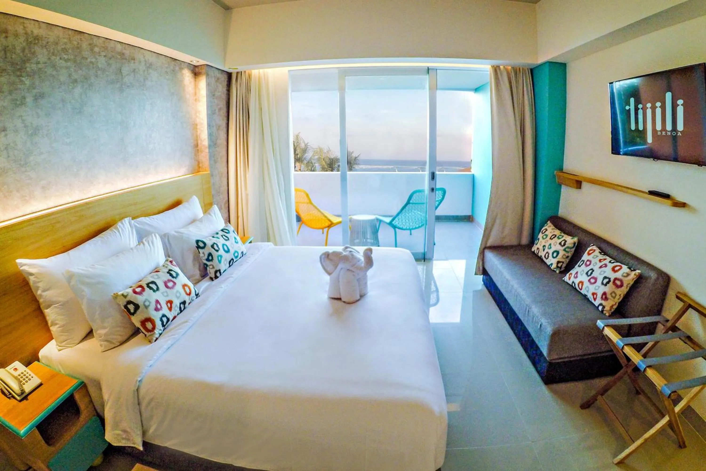 Deluxe Sea View Terrace in IKOSHAROLD Resort Benoa