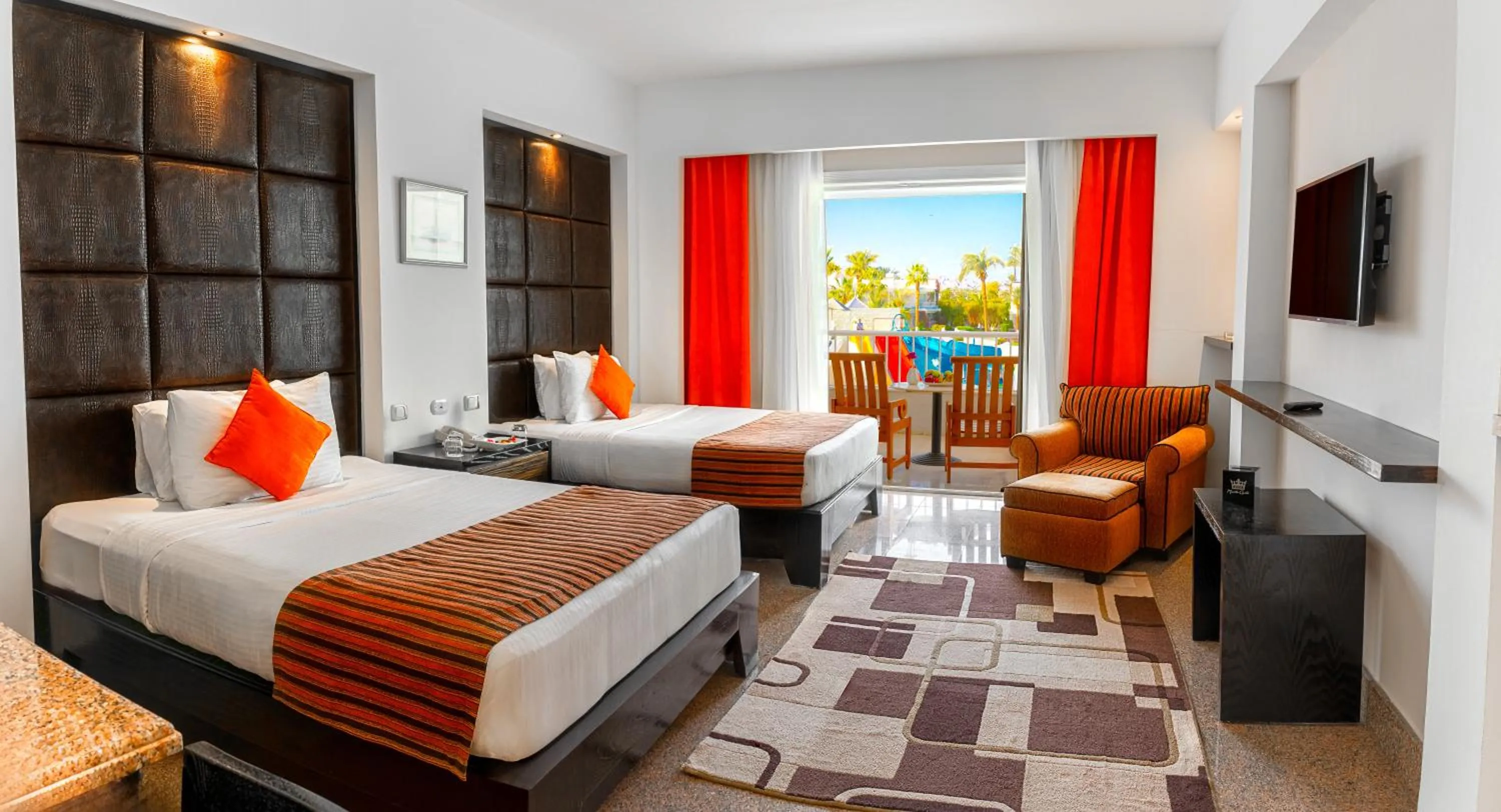 Deluxe Room Pool View in Monte Carlo Sharm Resort & Spa