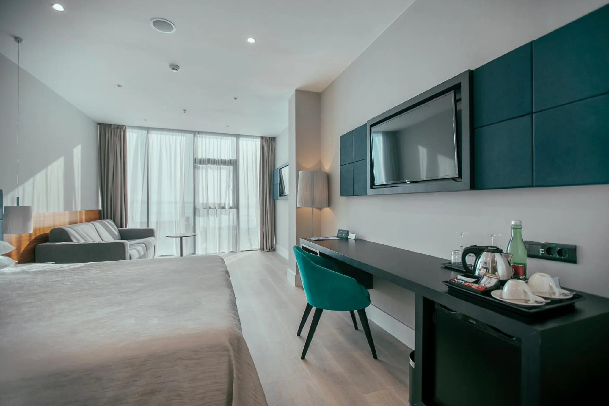 Deluxe Double Room Sea Side in Marvie Hotel & Health