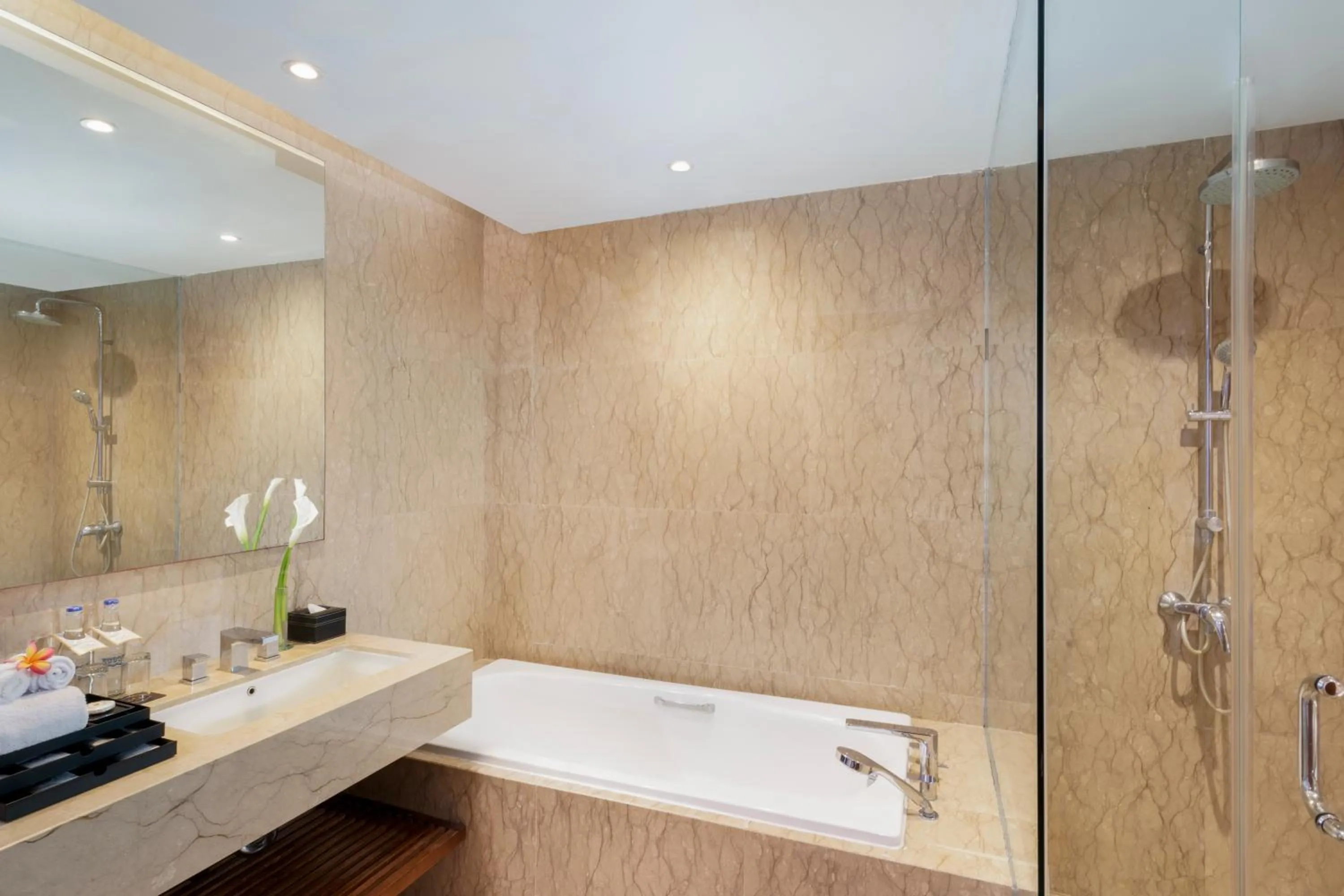 Deluxe King Room with Garden View in Royal Tulip Springhill Resort Jimbaran