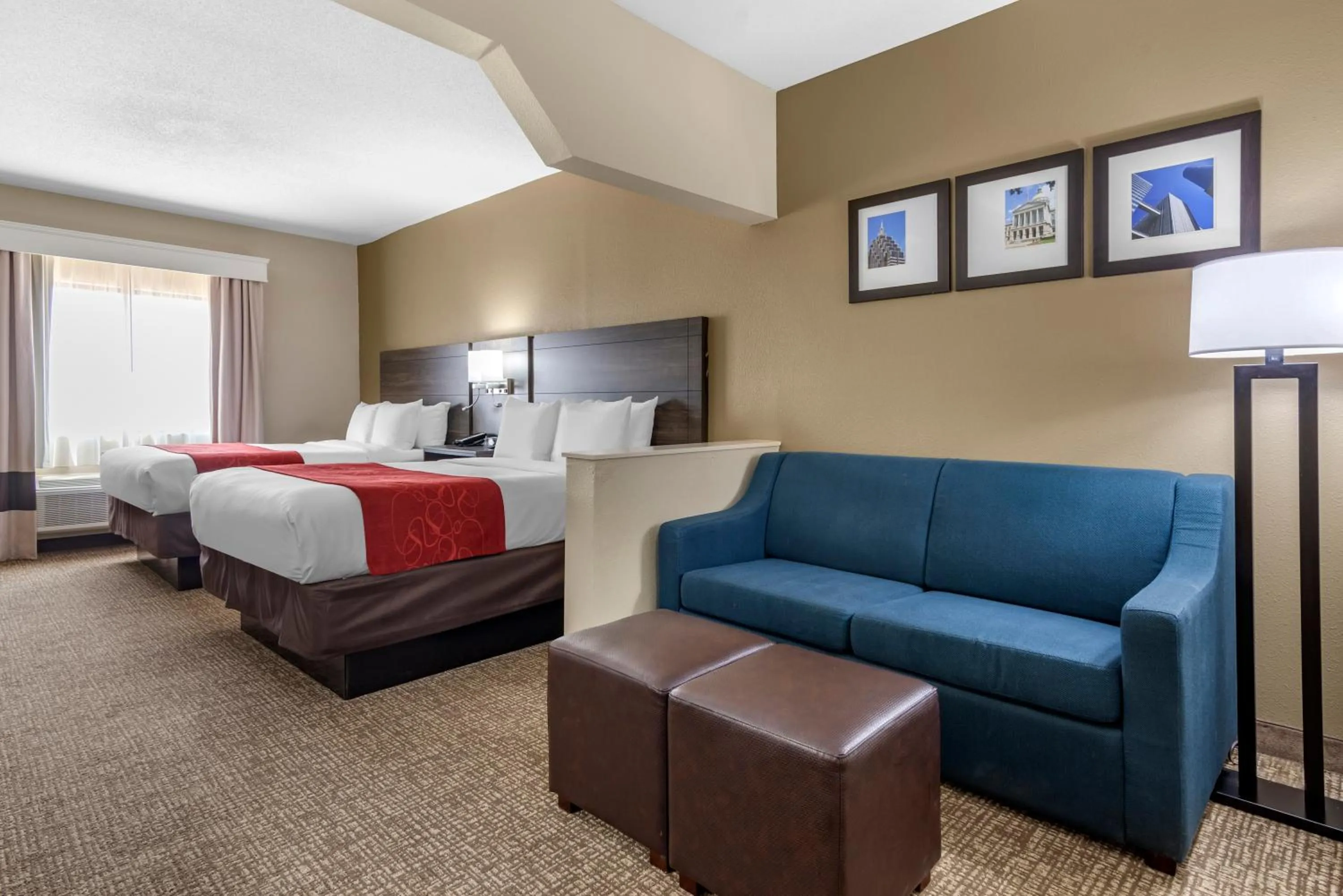 Queen Suite with Two Queen Beds - Accessible/Non-Smoking in Comfort Suites near Robins Air Force Base