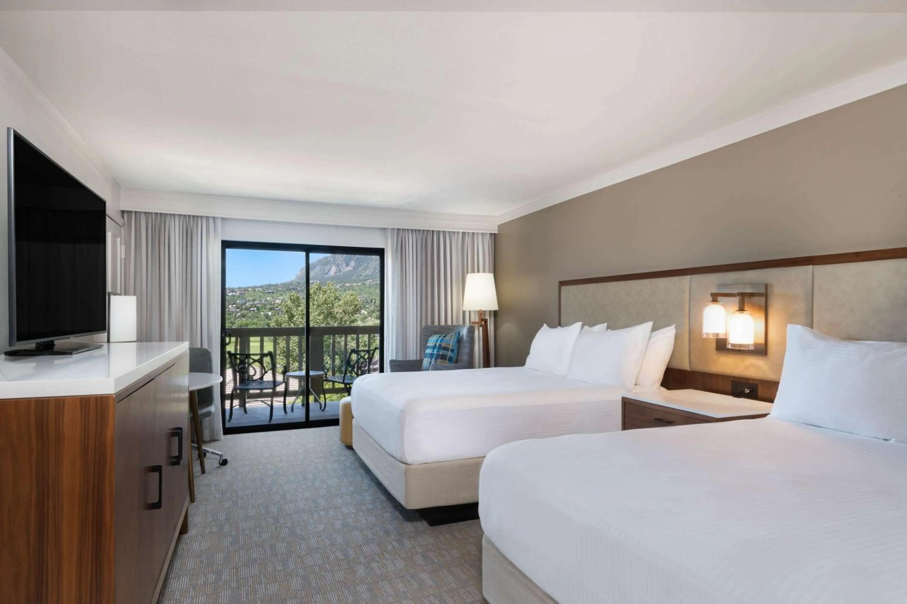 Queen Room with Two Queen Beds and Mountain View in Cheyenne Mountain Resort, a Destination by Hyatt Hotels