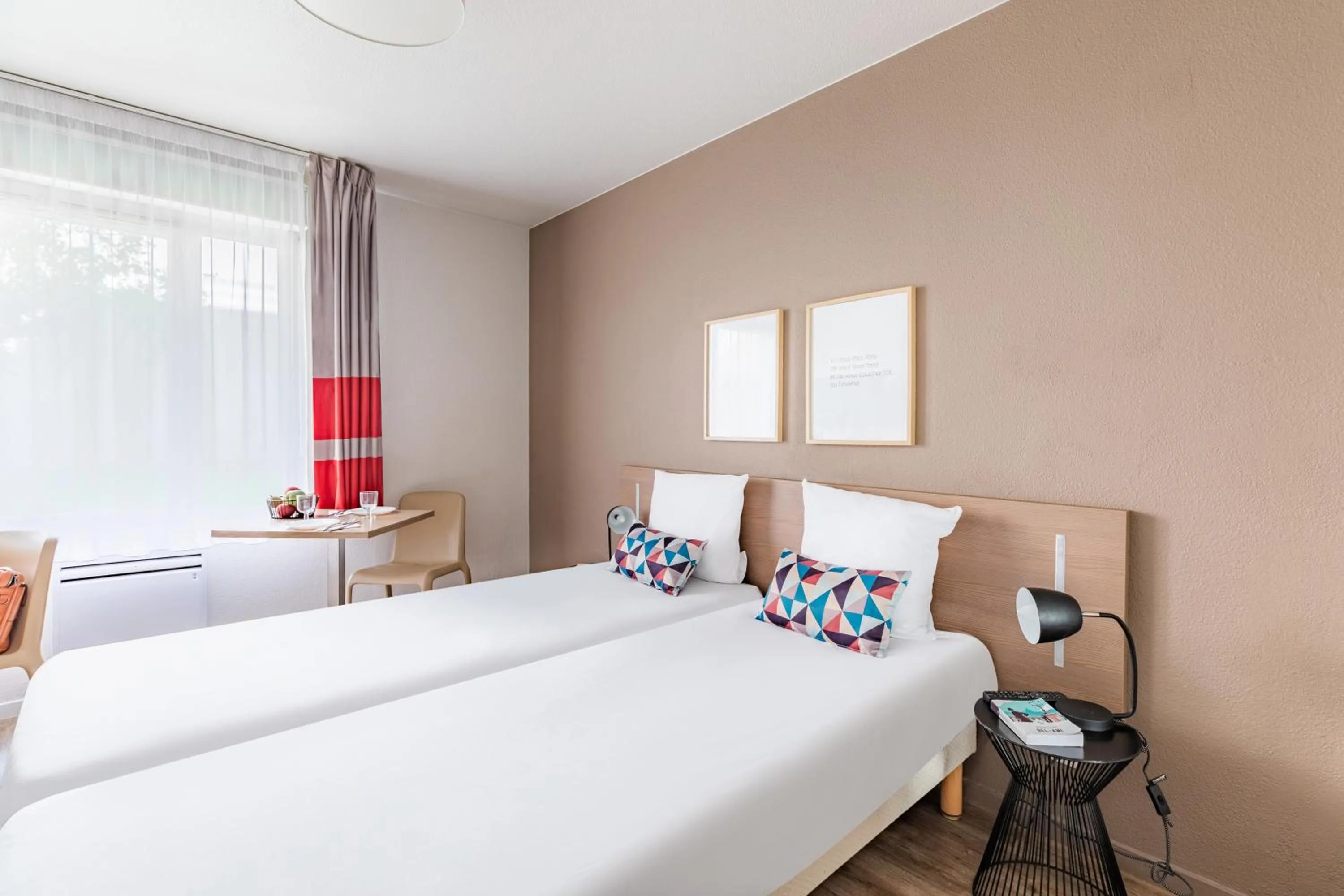 Twin Studio in Appart'City Classic Paris La Villette