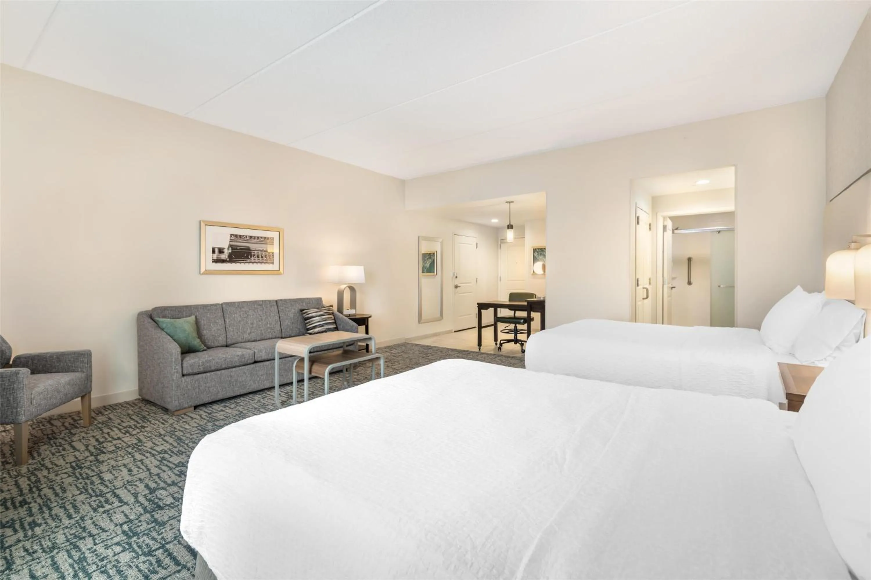 Queen Studio with Two Queen Beds - Non-Smoking in Homewood Suites By Hilton Schenectady