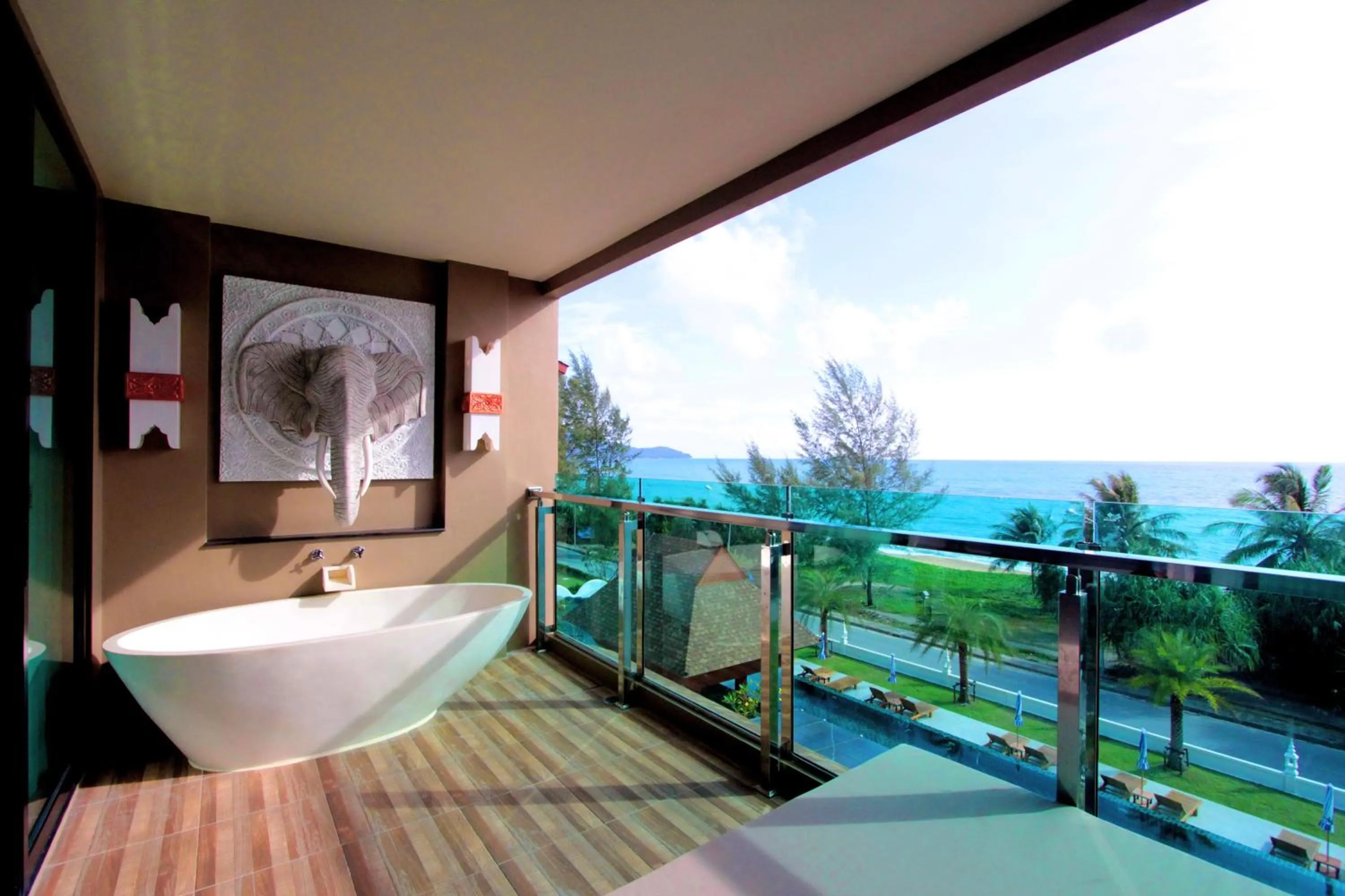 Deluxe Double or Twin Room with Sea View in Maikhao Palm Beach Resort - SHA Plus