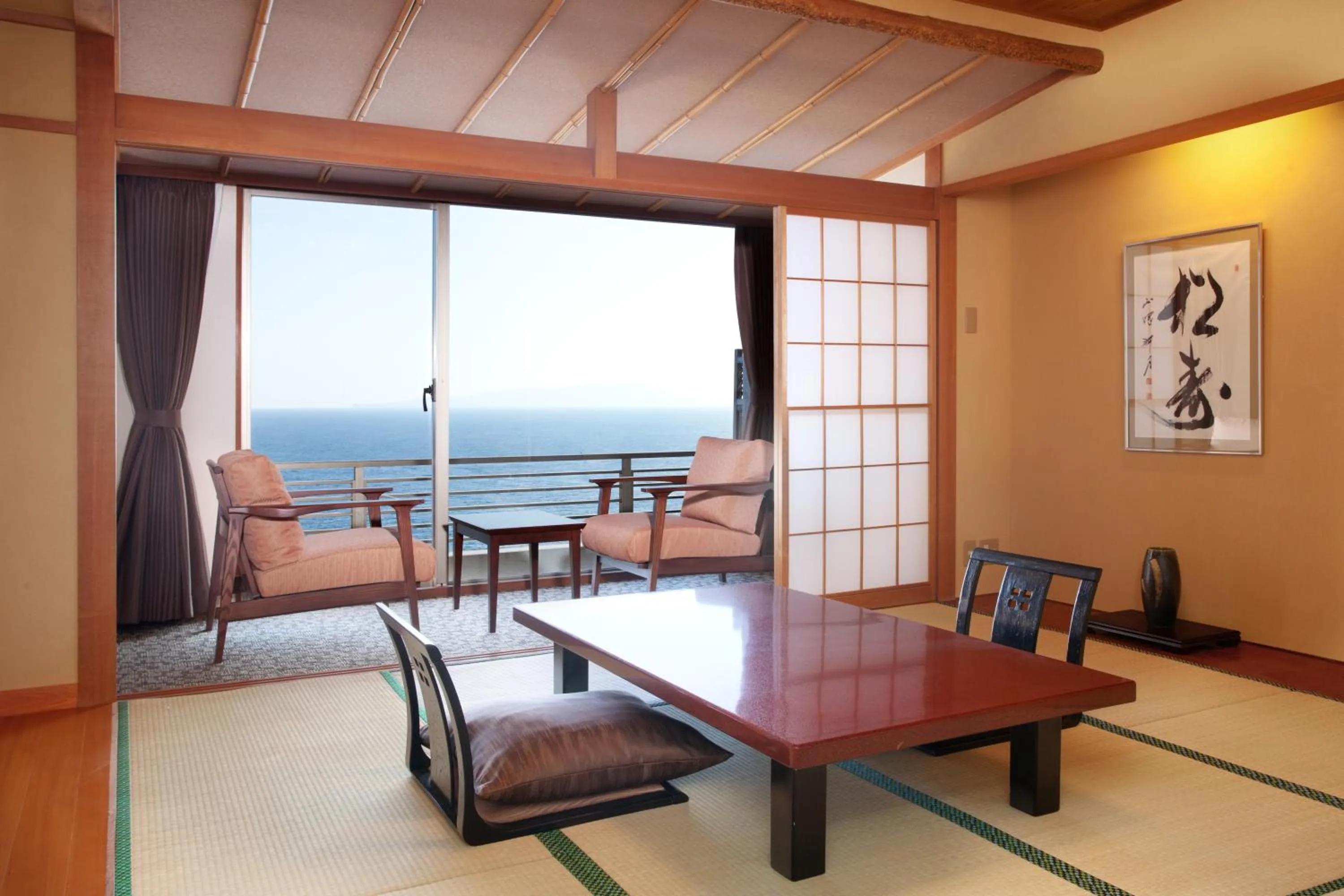 Japanese-Style Room with French Kaiseki Course Dinner - Sea View in Kissho Caren