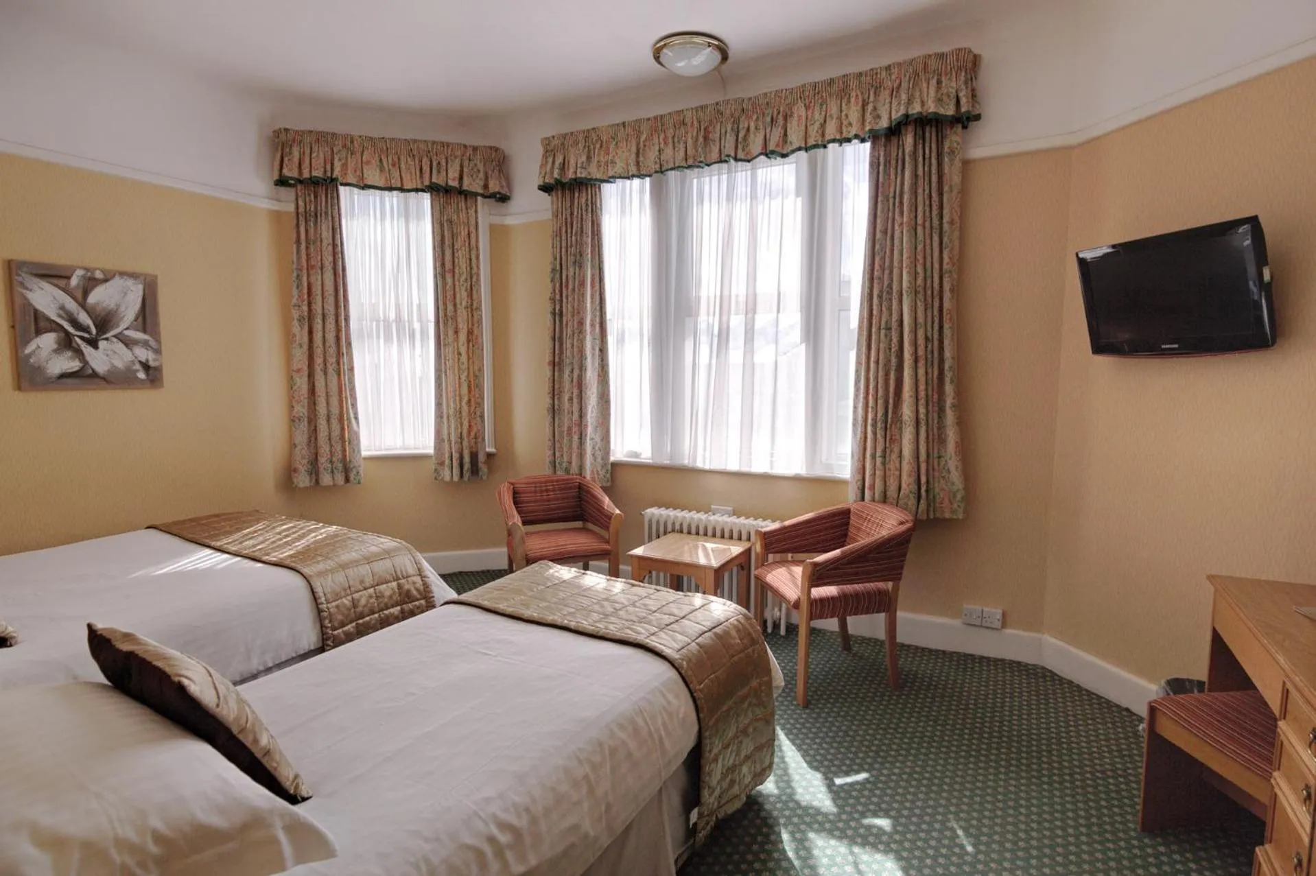 Twin Room in The Trouville Bournemouth