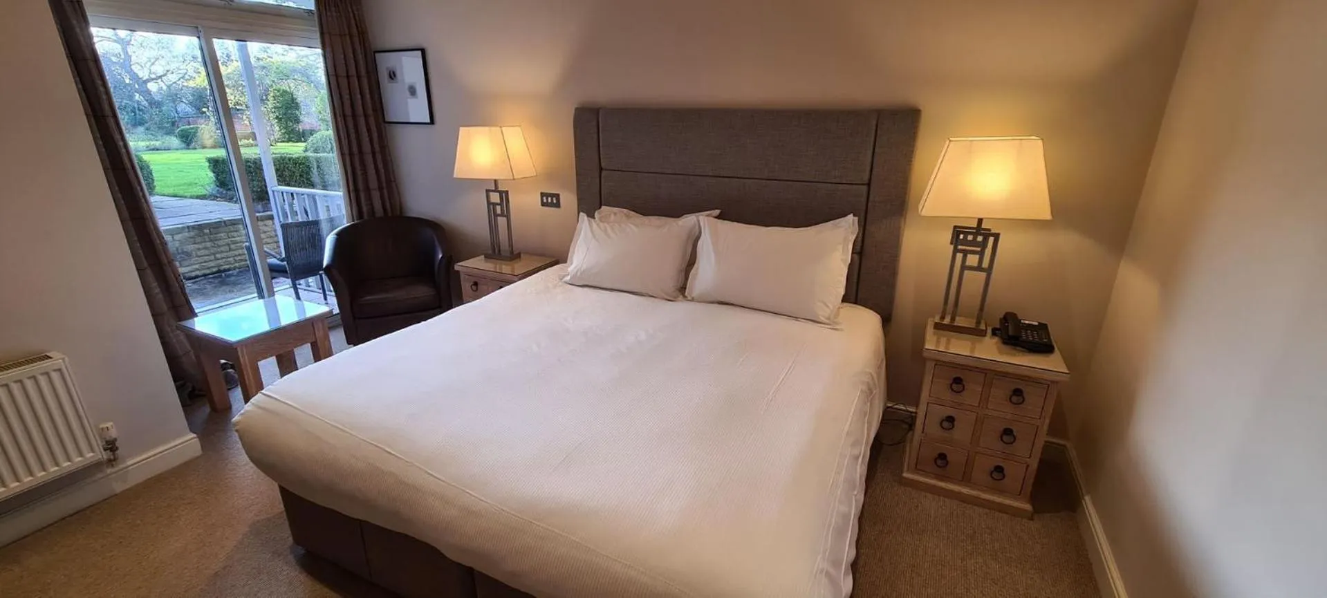 Double or Twin Room with Garden View - single occupancy in Rowton Hall Hotel and Spa