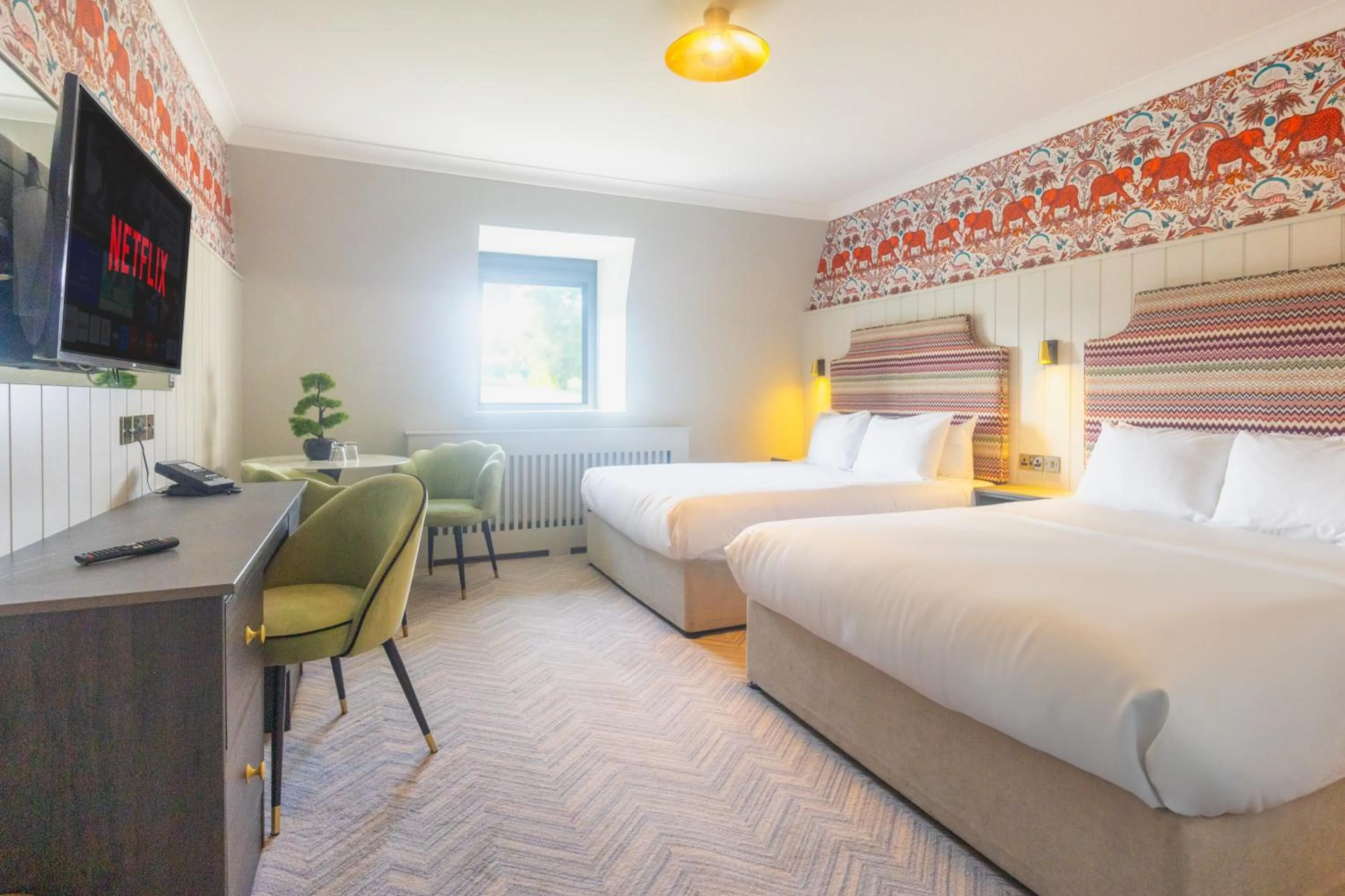 Double Room with Two Double Beds in Bloomfield House Hotel, Leisure Club & Spa