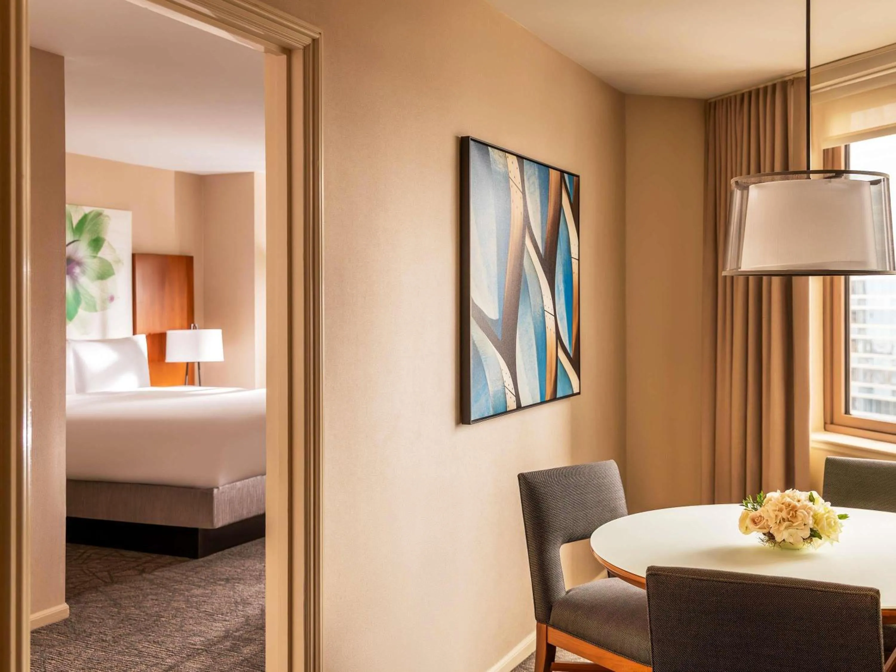 One Bedroom Suite 1 King in Fairmont Chicago Millennium Park