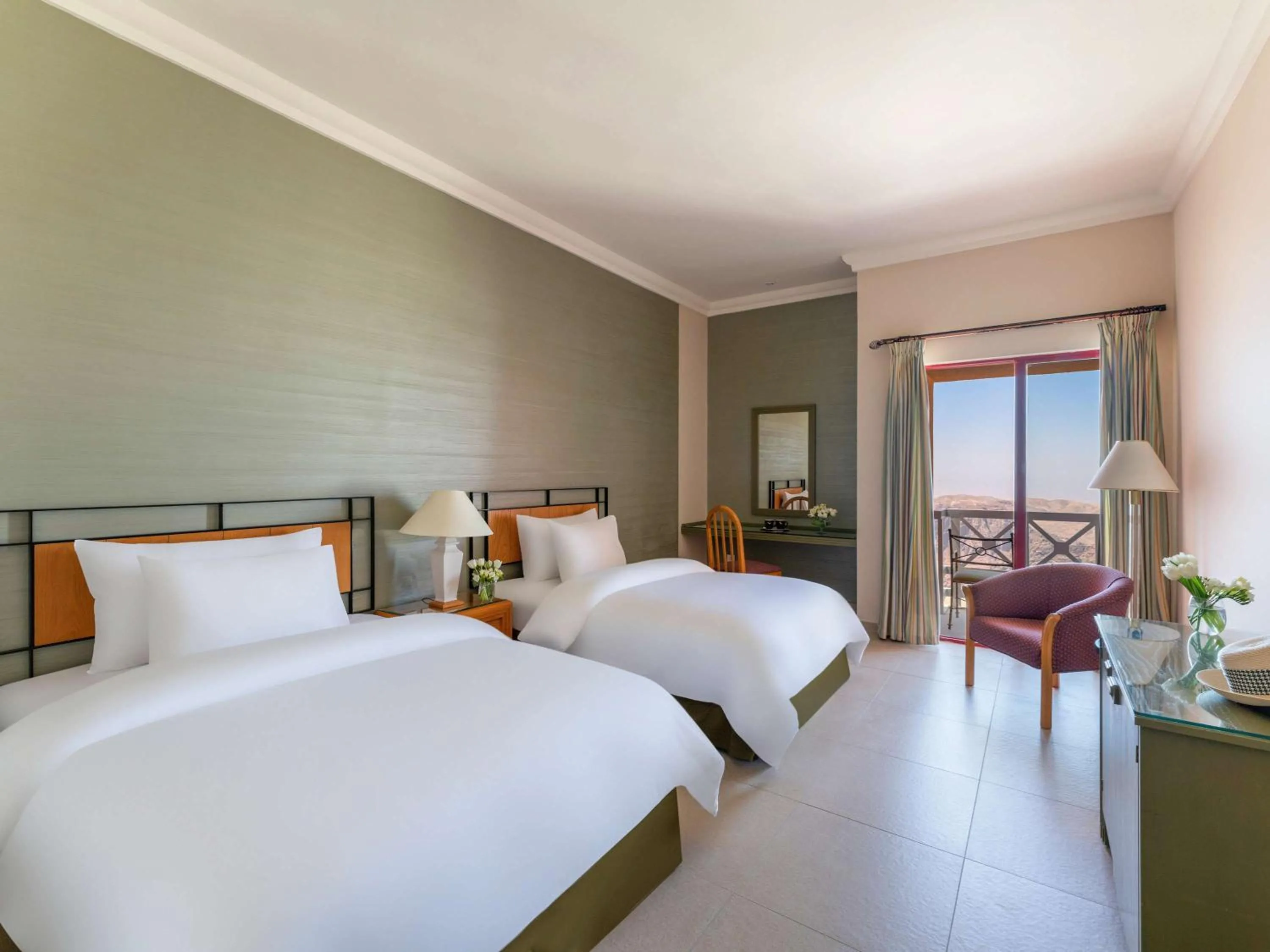 Superior Twin Room in Mövenpick Nabatean Castle Hotel