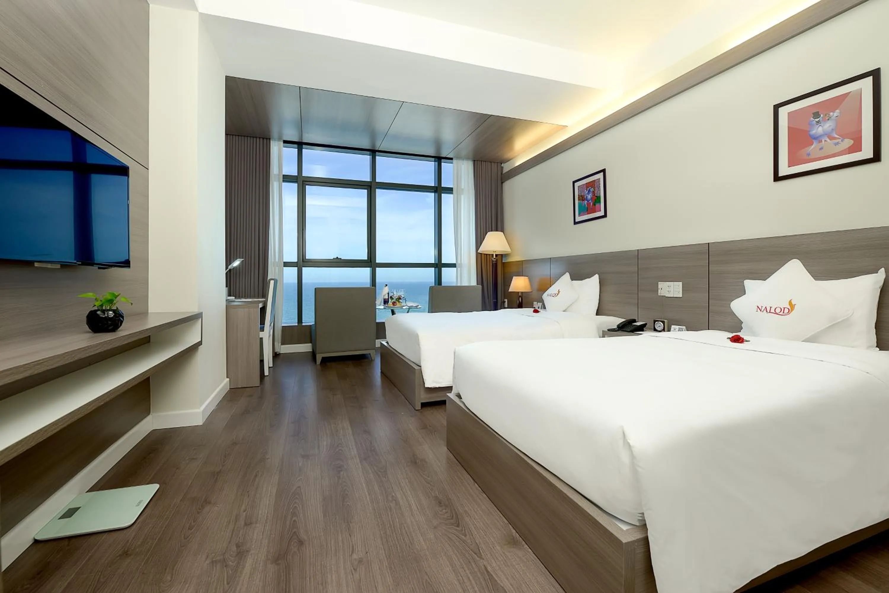 Deluxe Twin Room with Sea View in The Nalod Da Nang