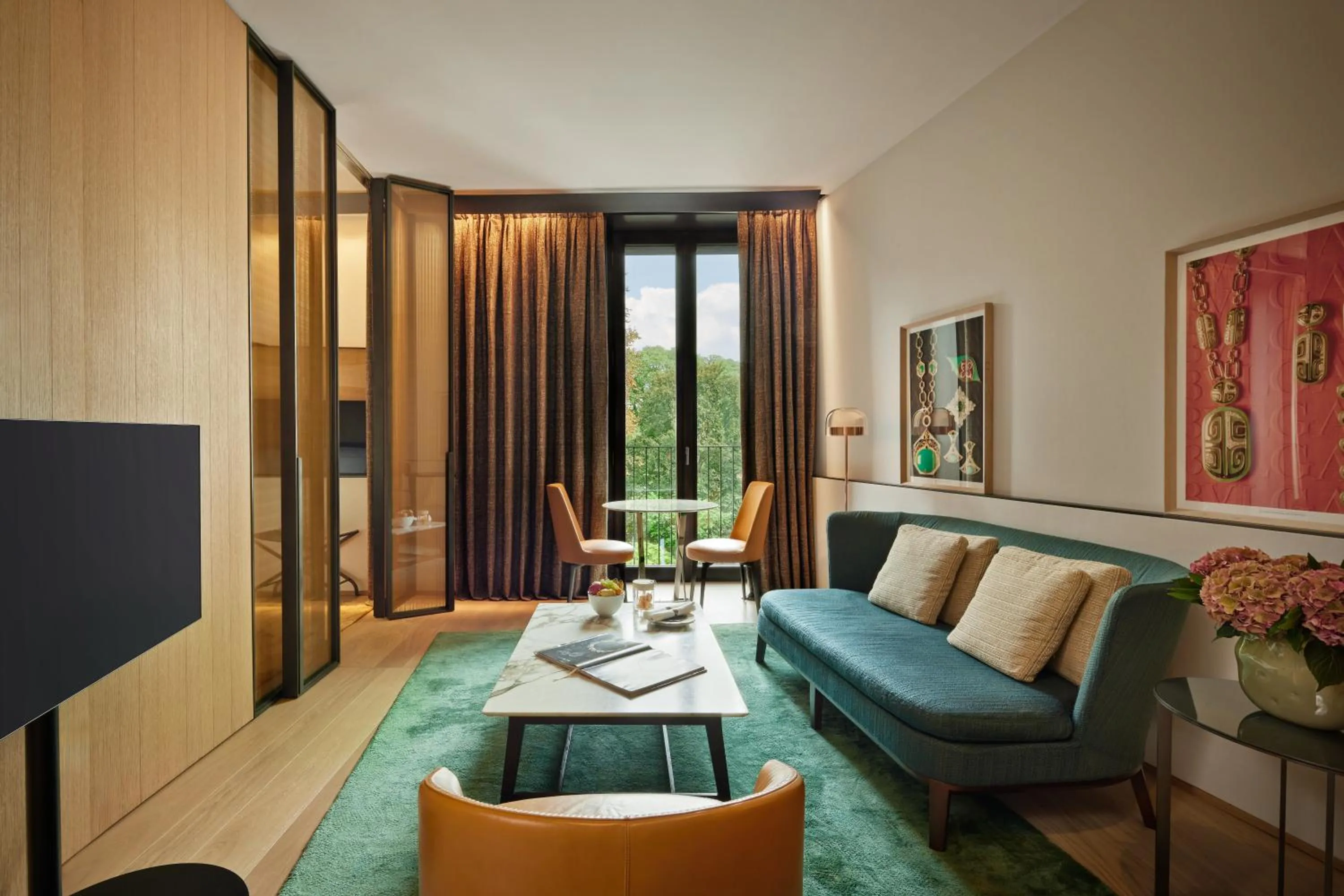 Superior Suite with Garden View in Bvlgari Hotel Milano