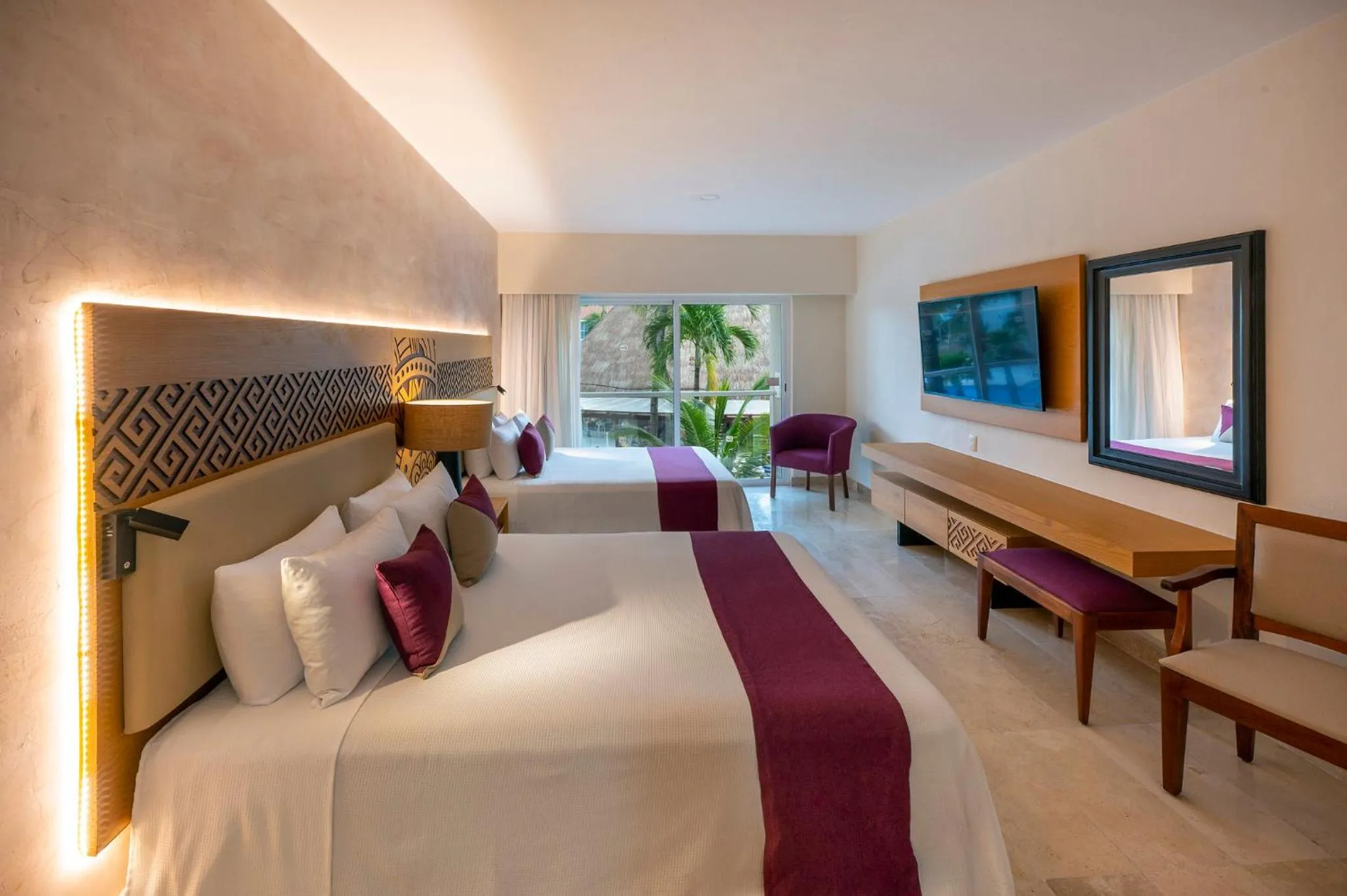 Superior Pool Room with Two Queen Beds, Non-Smoking in Viva Azteca by Wyndham, A Trademark All Inclusive Resort