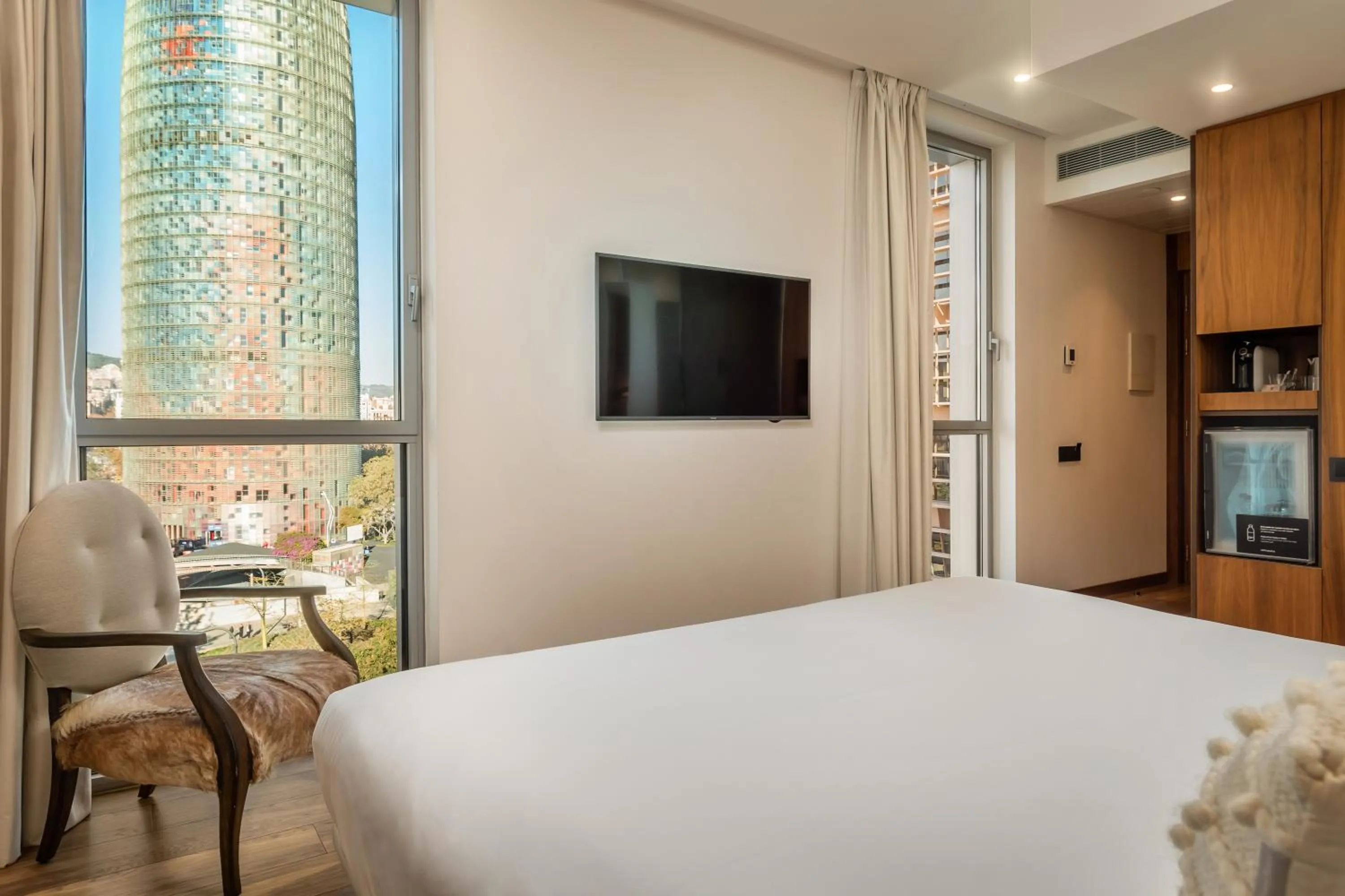 Double Room Glòries Tower View in Hotel SB Glow 4 Sup