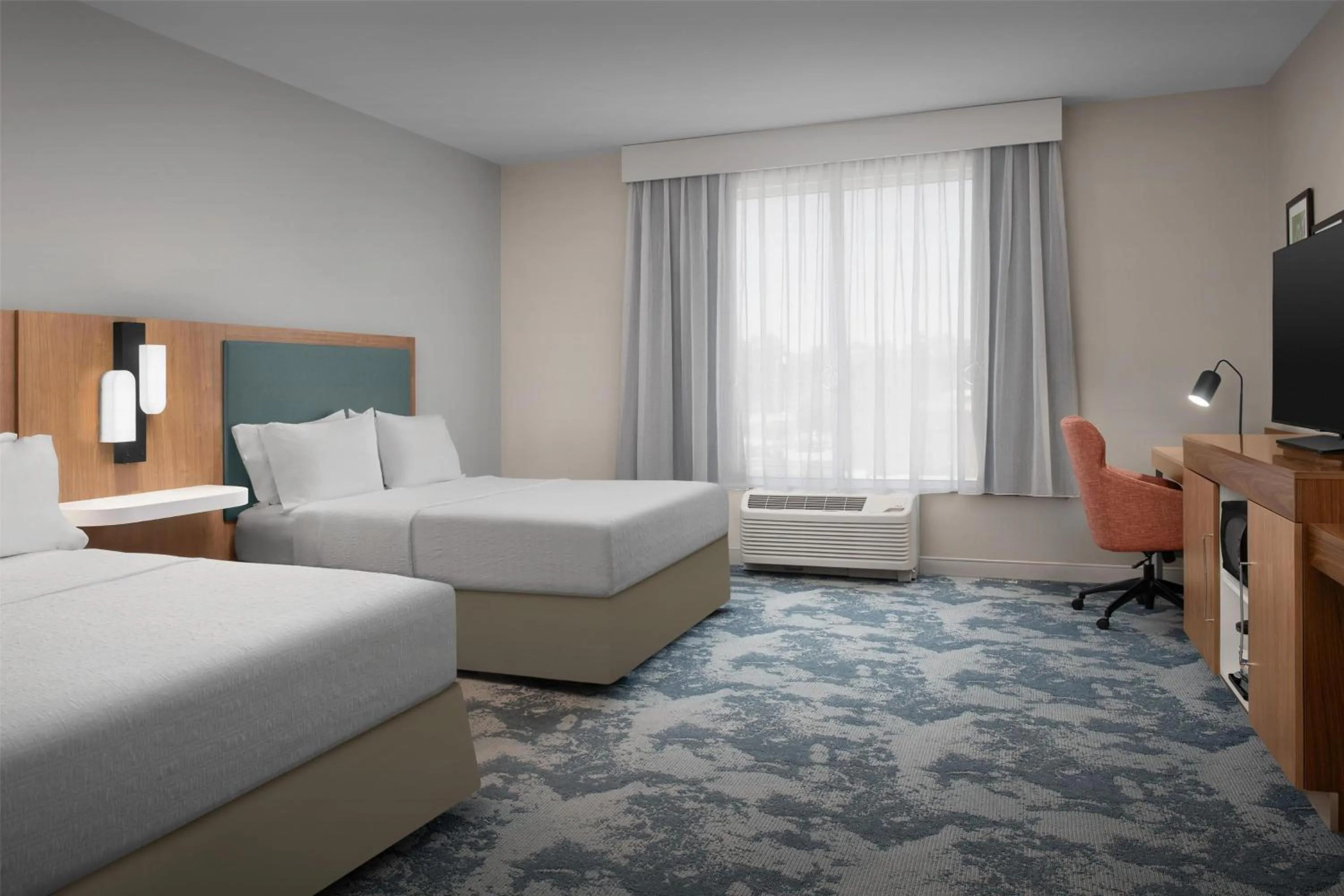 Queen Room with Two Queen Beds - Mobility Access/Non-Smoking in Hampton Inn & Suites Walterboro