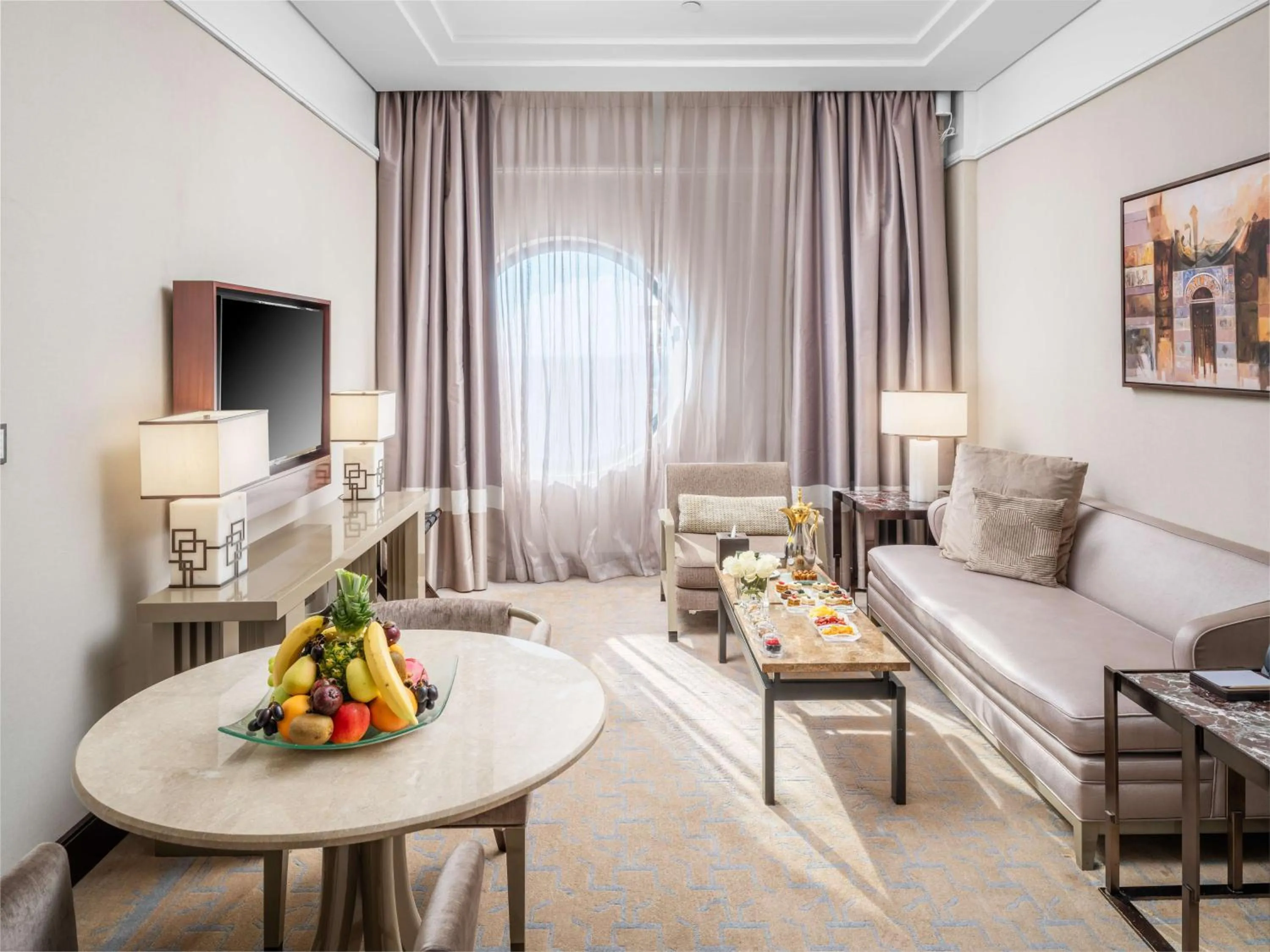 One-Bedroom King Suite in The Hotel Galleria Jeddah, Curio Collection by Hilton